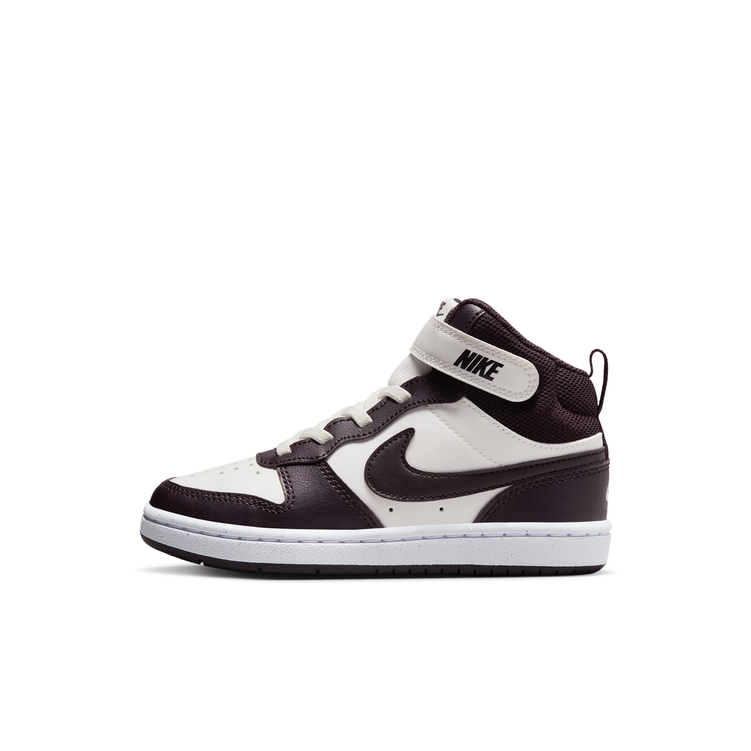 Nike Court Borough Mid 2 Little Kids' Shoes in White | CD7783-126