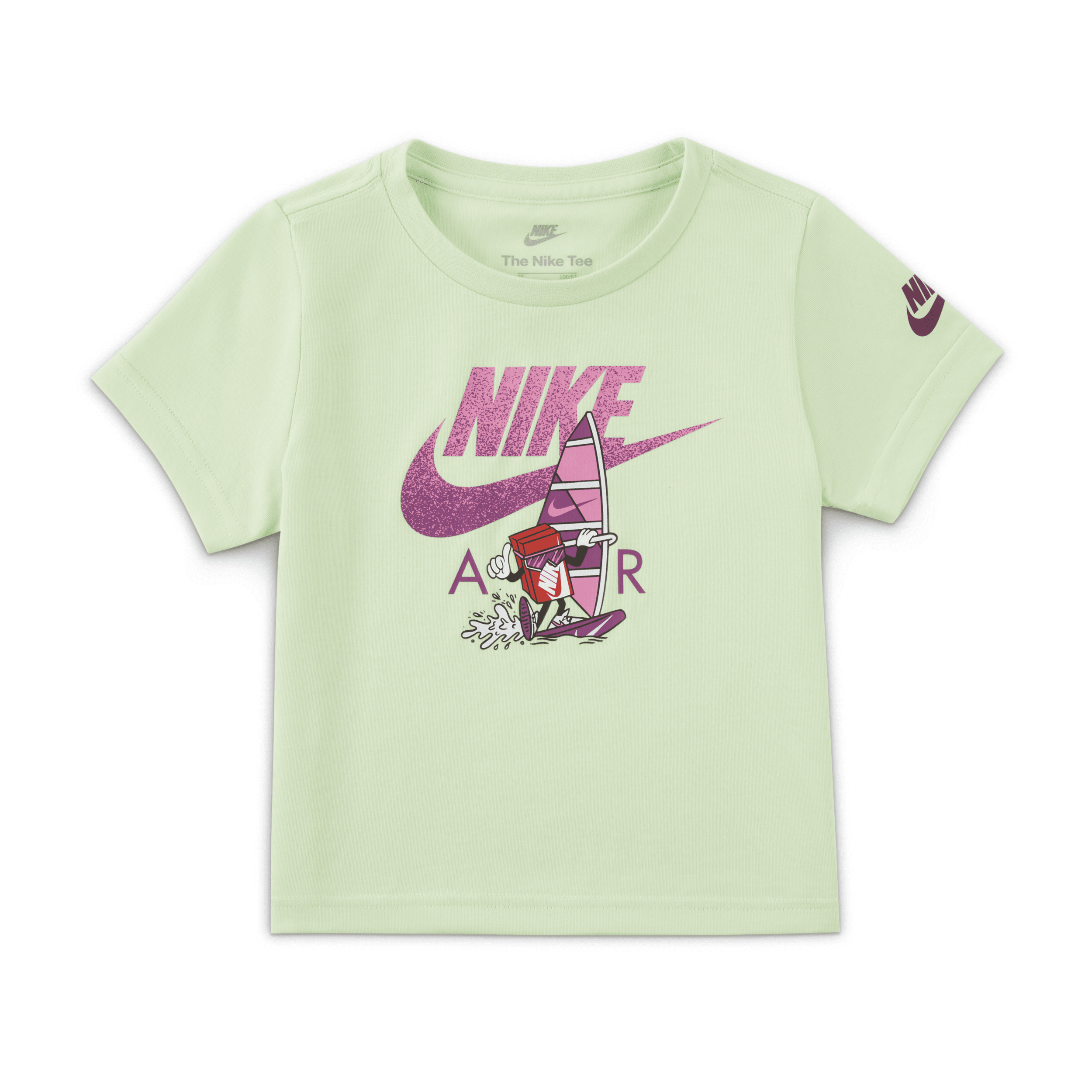 Shop Nike Air Toddler Boxy Windsurfing T-shirt In Green
