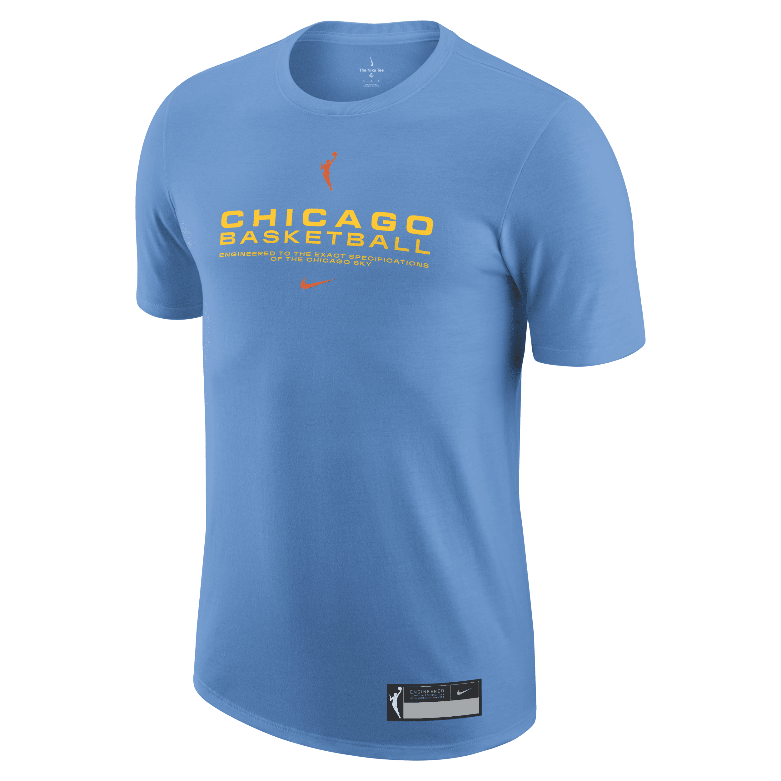 Nike Sky Blue Chicago Sky On Court Legend Essential Practice T-shirt In Blue