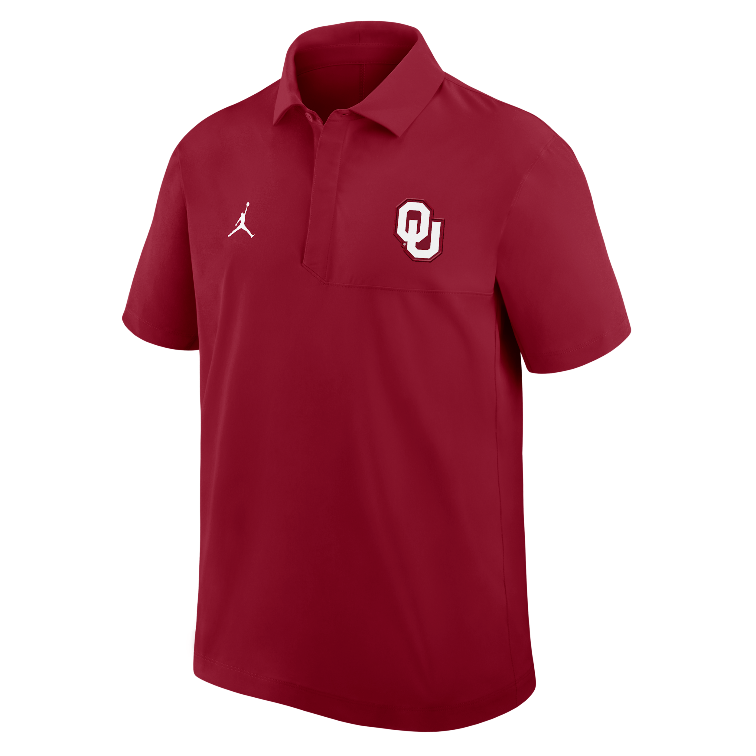 Jordan Men's Crimson Oklahoma Sooners Primetime Victory Primary Logo Performance Polo Shirt In Red