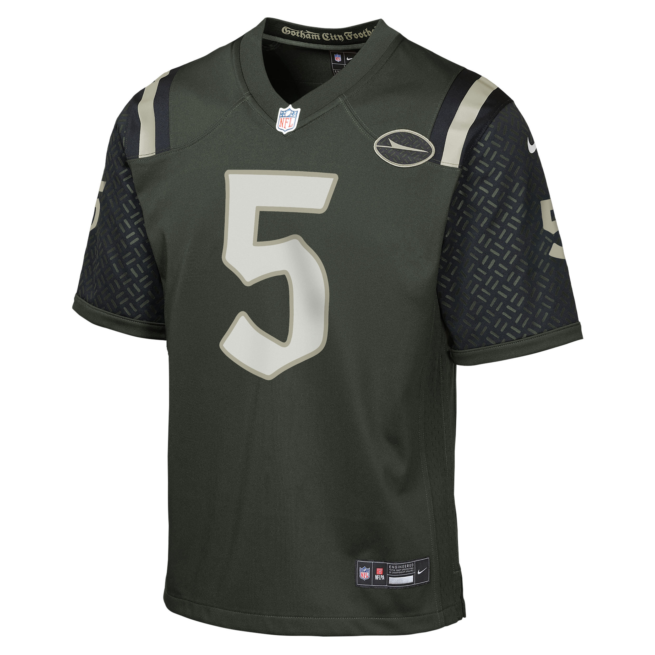 Garrett Wilson New York Jets Rivalries Collection Big Kids' Nike NFL Game Jersey in Green | Z1B7RVP9NYJ-WIL
