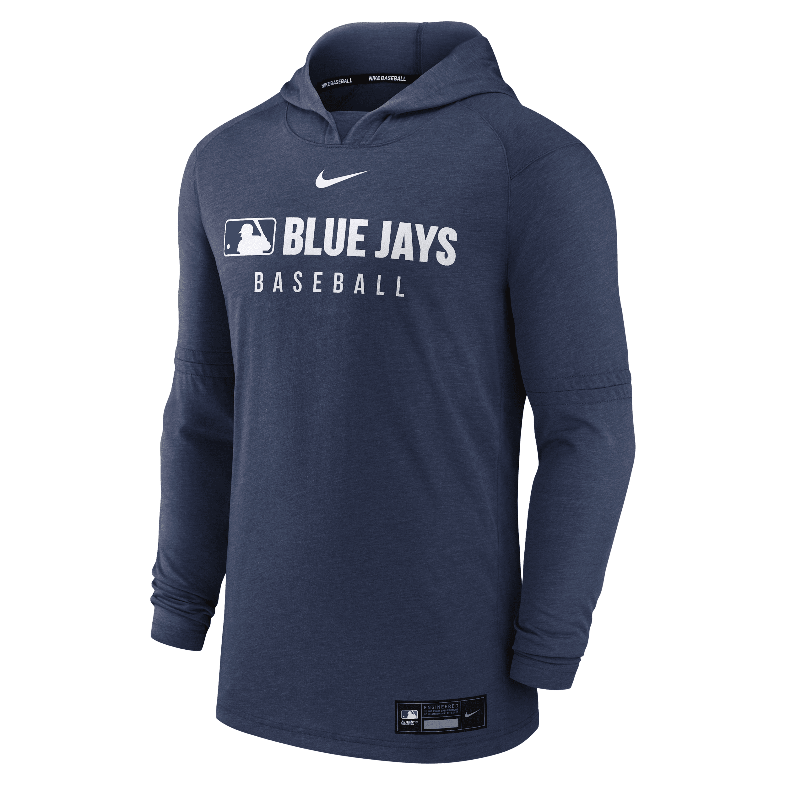 Nike Toronto Blue Jays Authentic Collection  Men's Dri-fit Mlb Pullover Hoodie In Blue