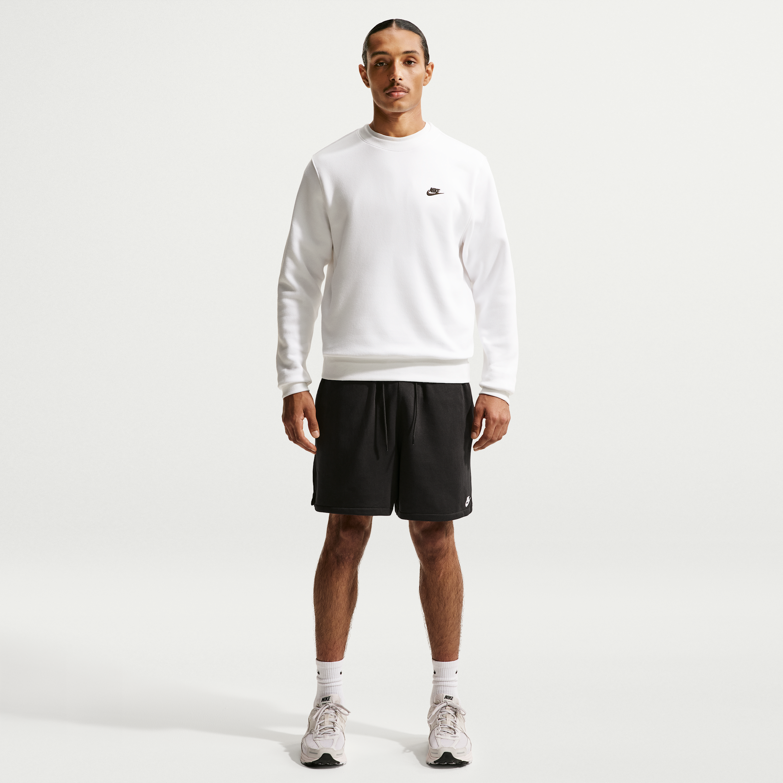Nike Men's Club French Terry Flow Shorts in Black | FN3520-010