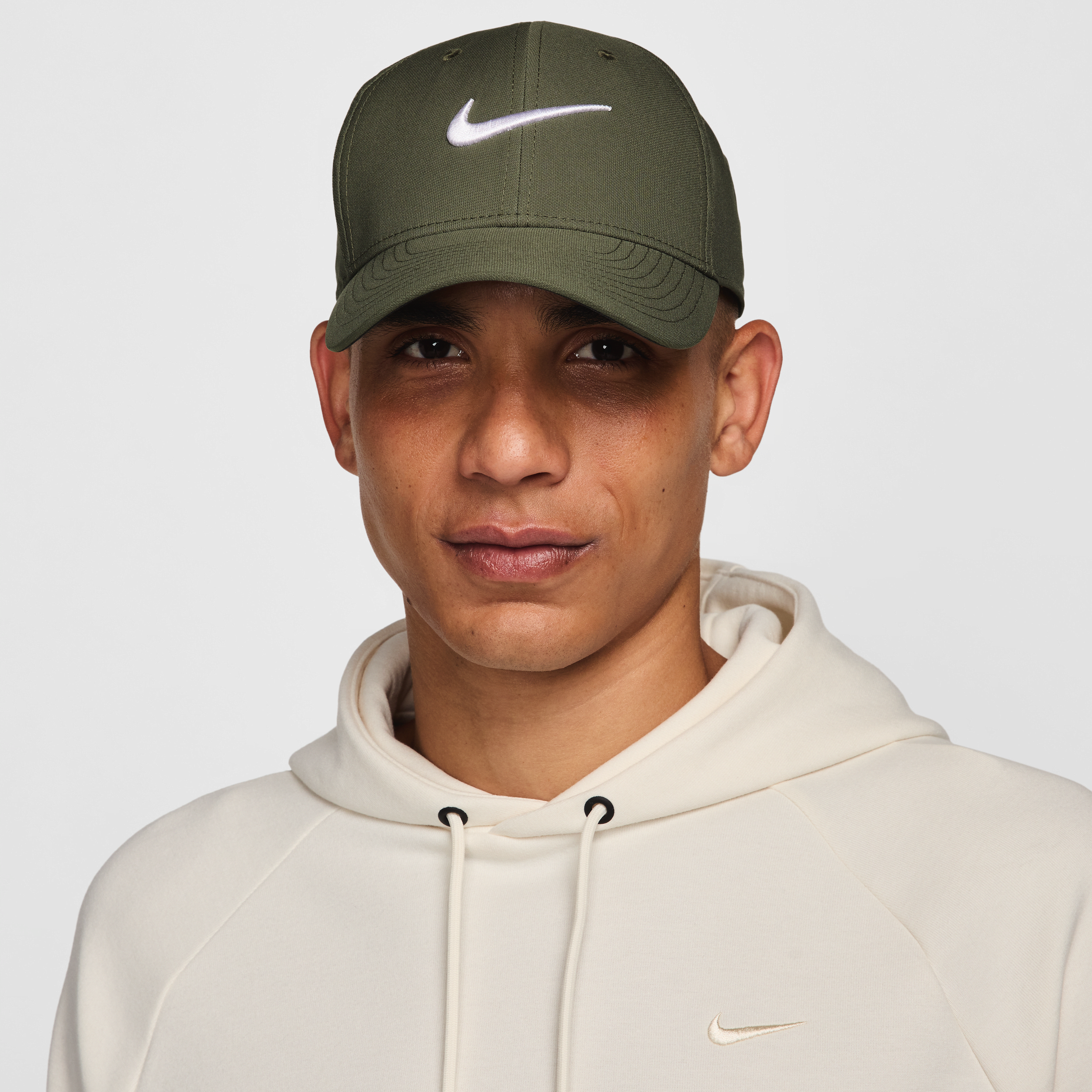 Nike Unisex Dri-fit Club Structured Swoosh Cap In Green