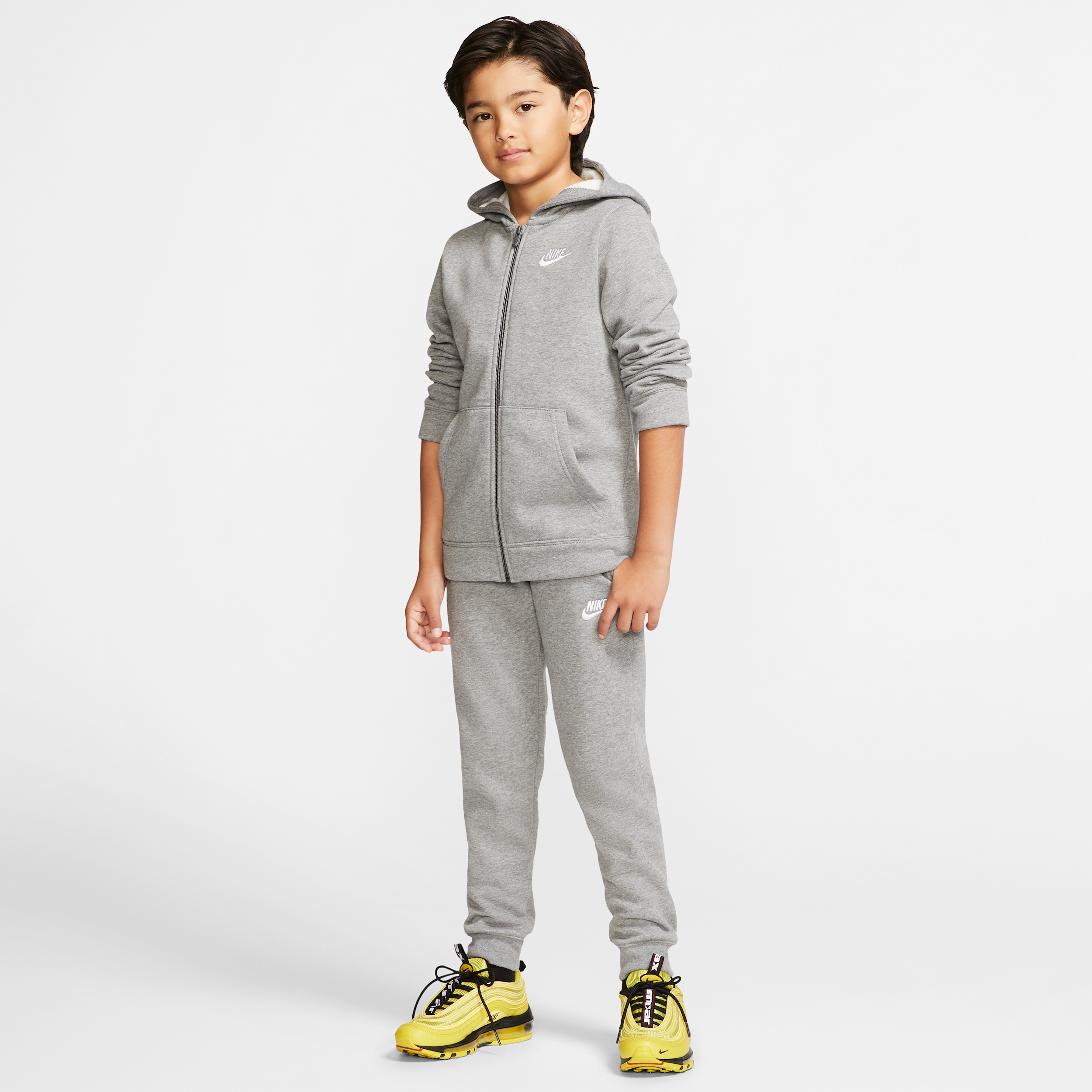 Nike Sportswear Big Kids' (boys') Tracksuit In Grey