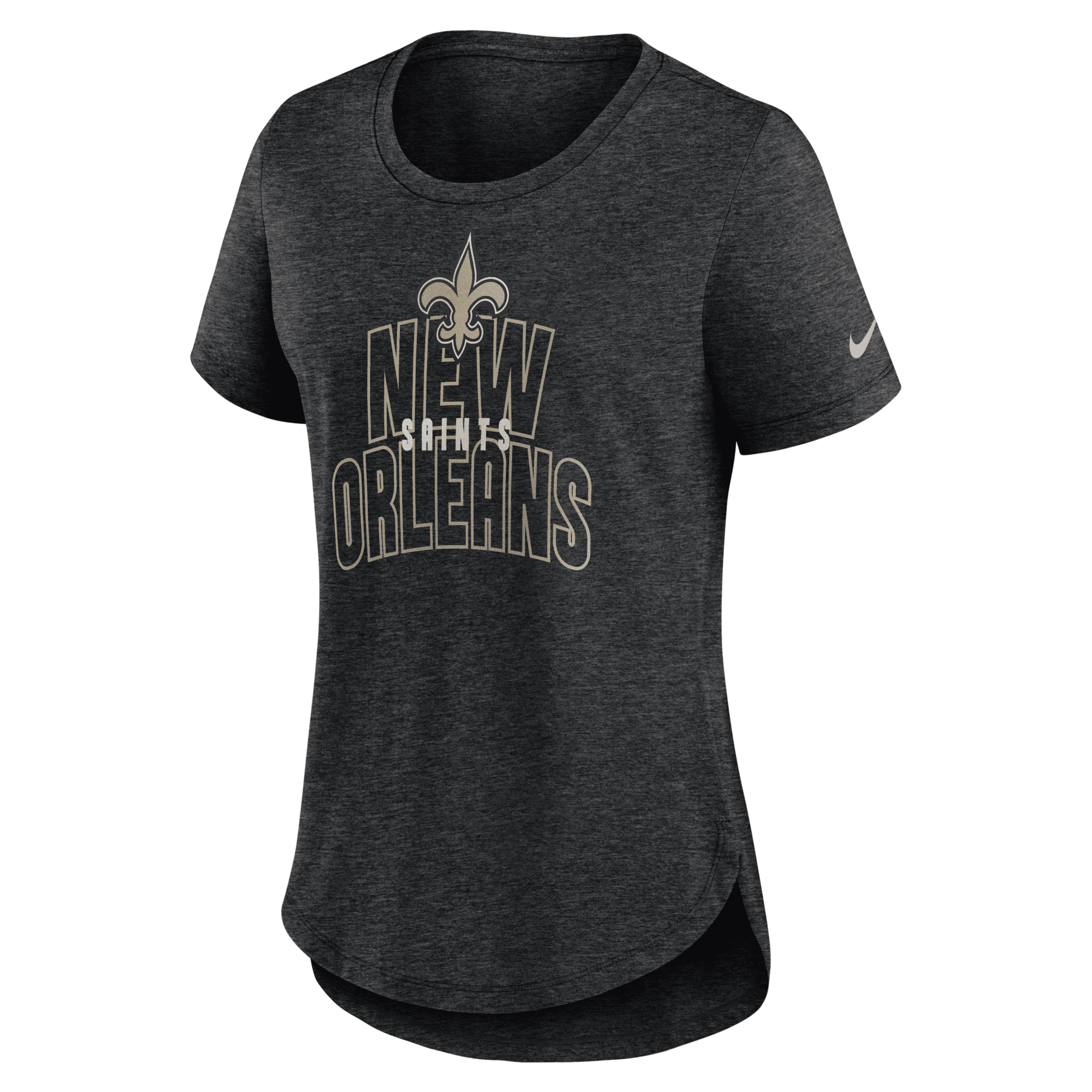 Nike Women's Fashion (nfl New Orleans Saints) T-shirt In Black