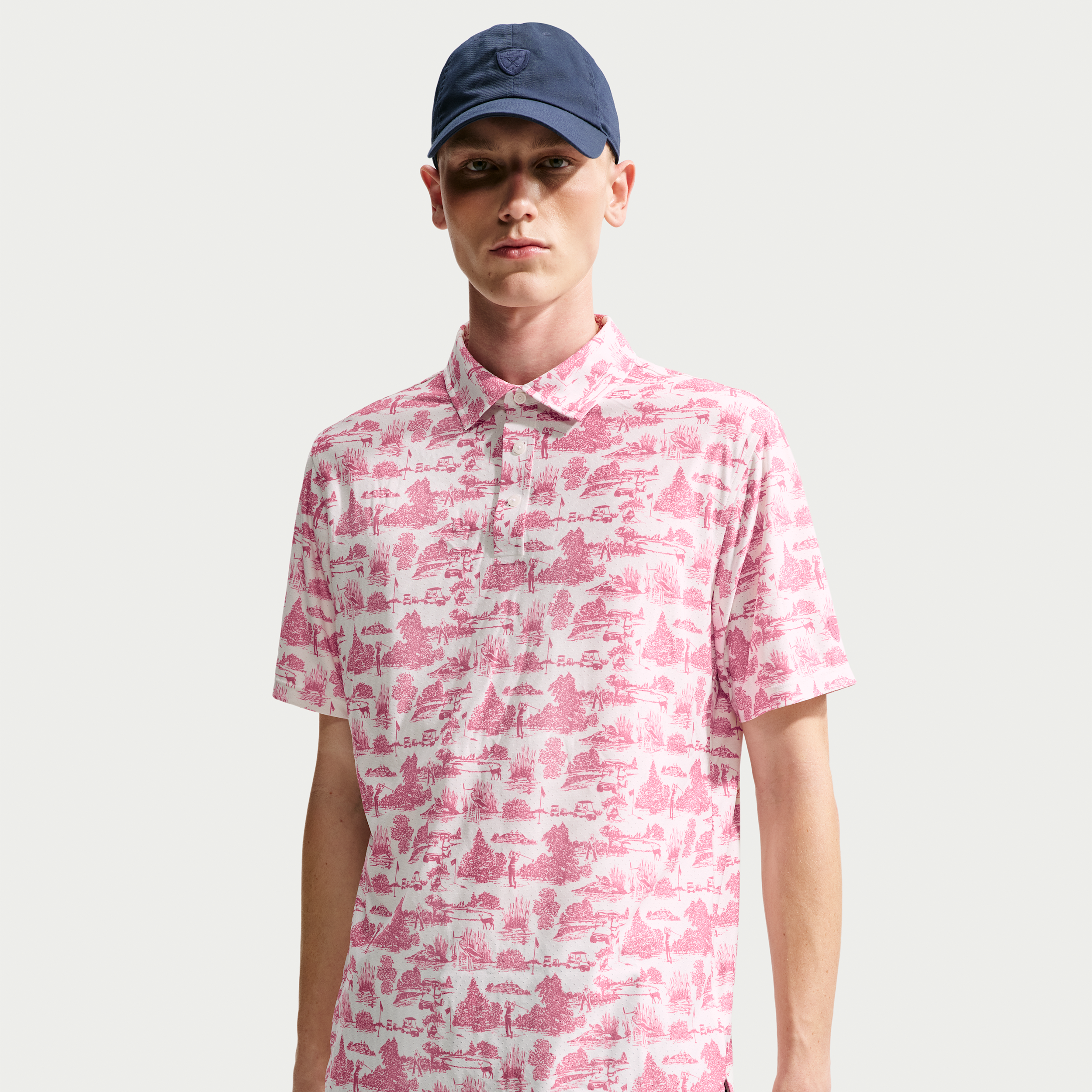 Nike Men's Tailored Performance Dri-FIT Golf Polo in Pink | IO2167-642