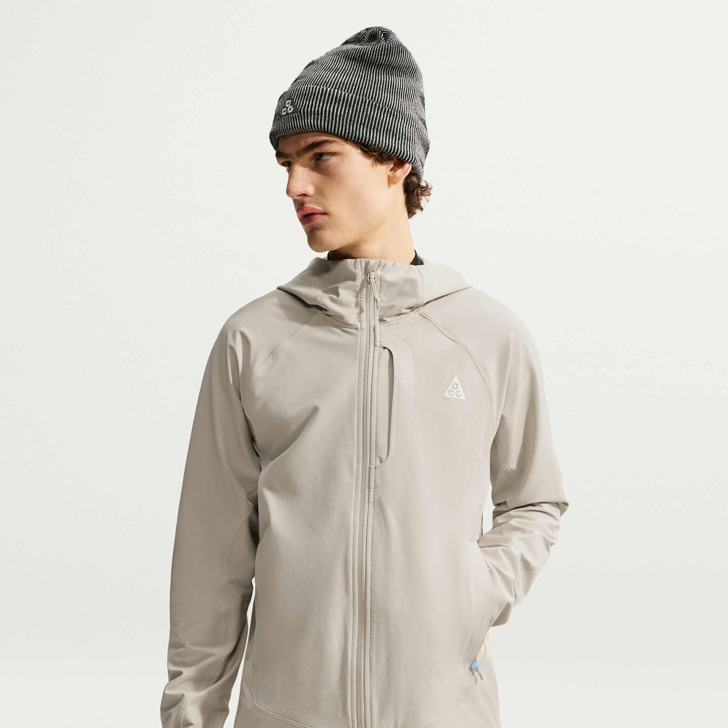 Men's Nike ACG Cloud Trekker Full-Zip Hiking Jacket in Brown | IM4210-236