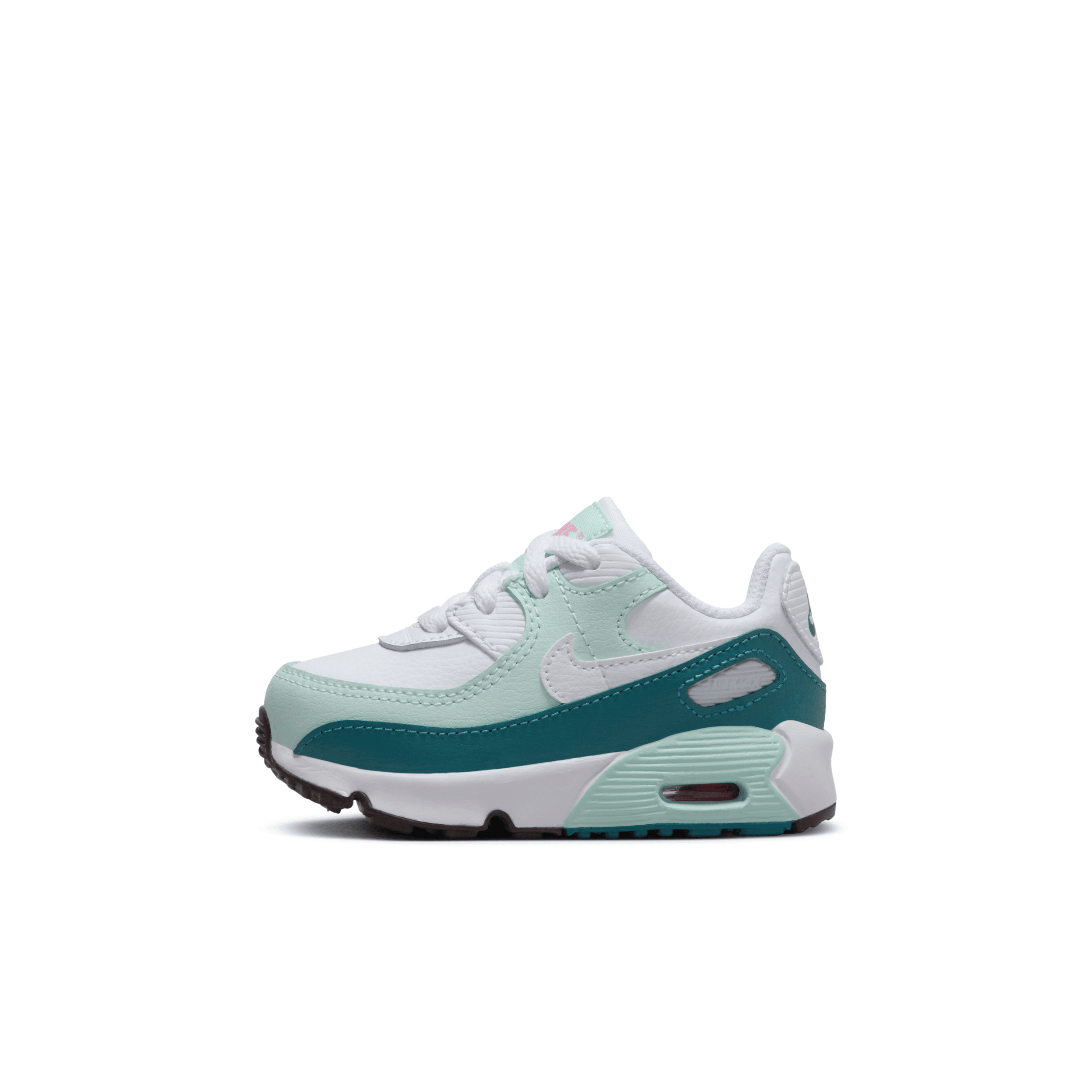 Nike Air Max 90 Ltr Baby/toddler Shoes In White/jade Ice/geode Teal/white