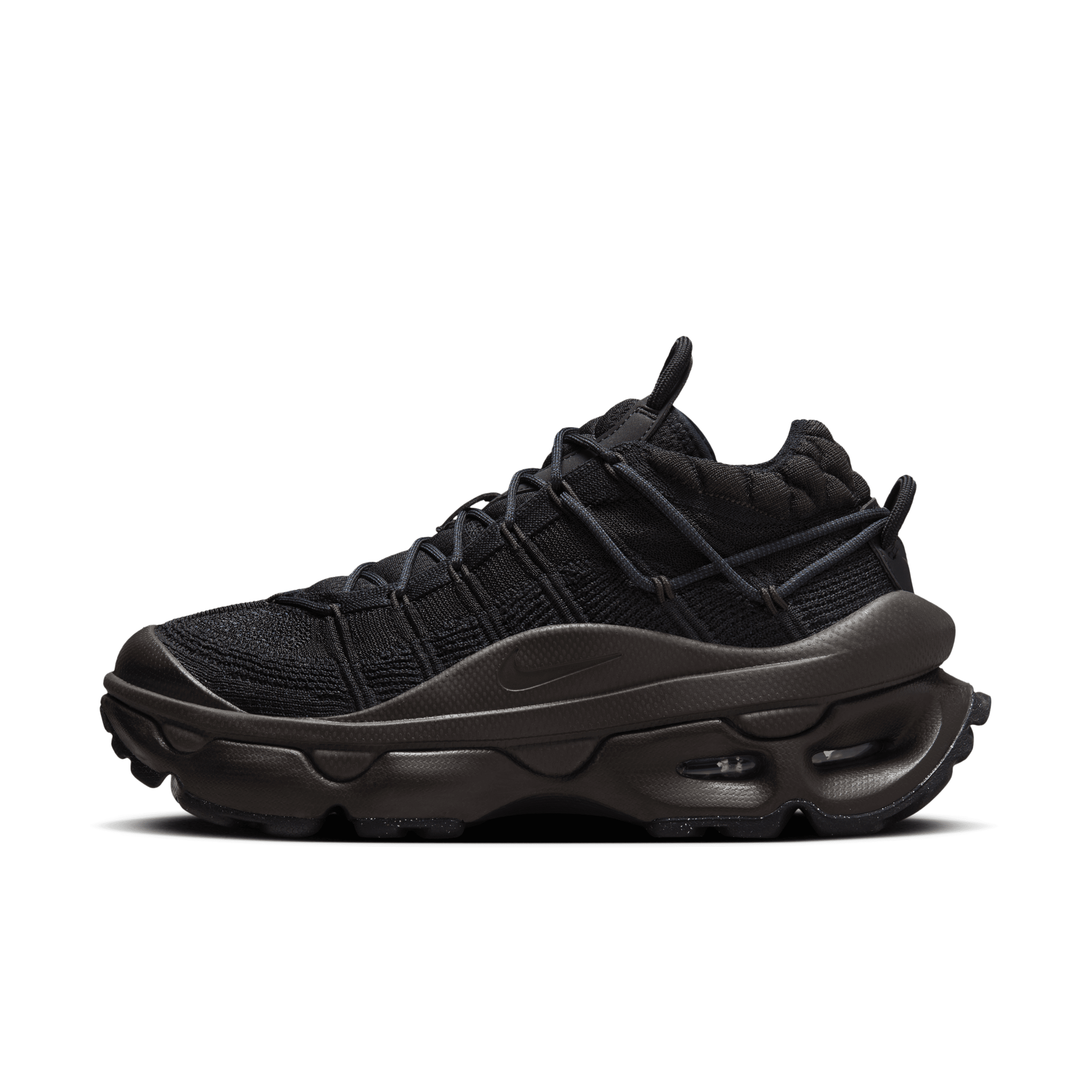 Shop Nike Women's Air Max Flyknit Venture Shoes In Black