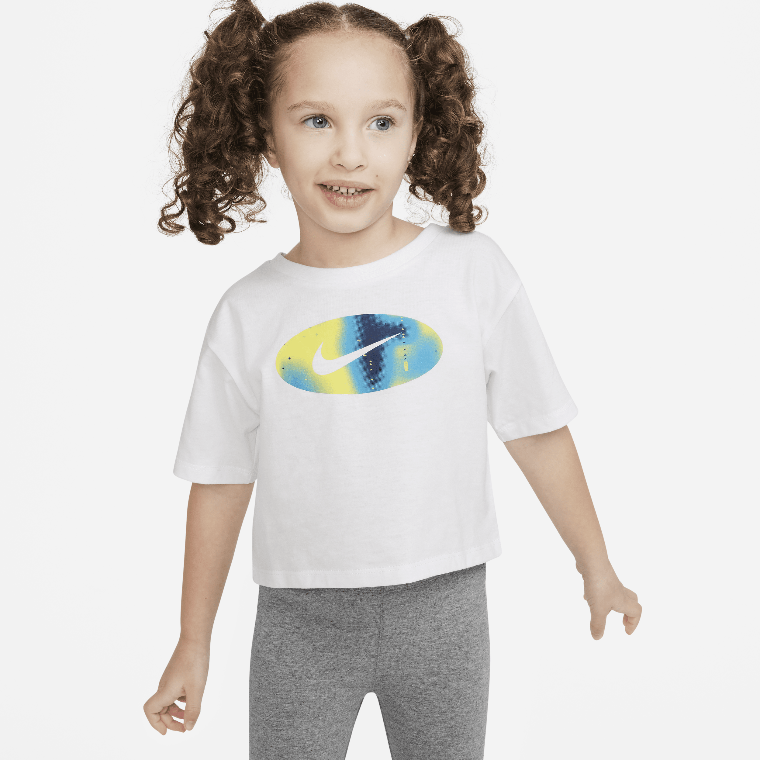 Nike Kids Create Graphic Boxy Tee Toddler T-shirt In White