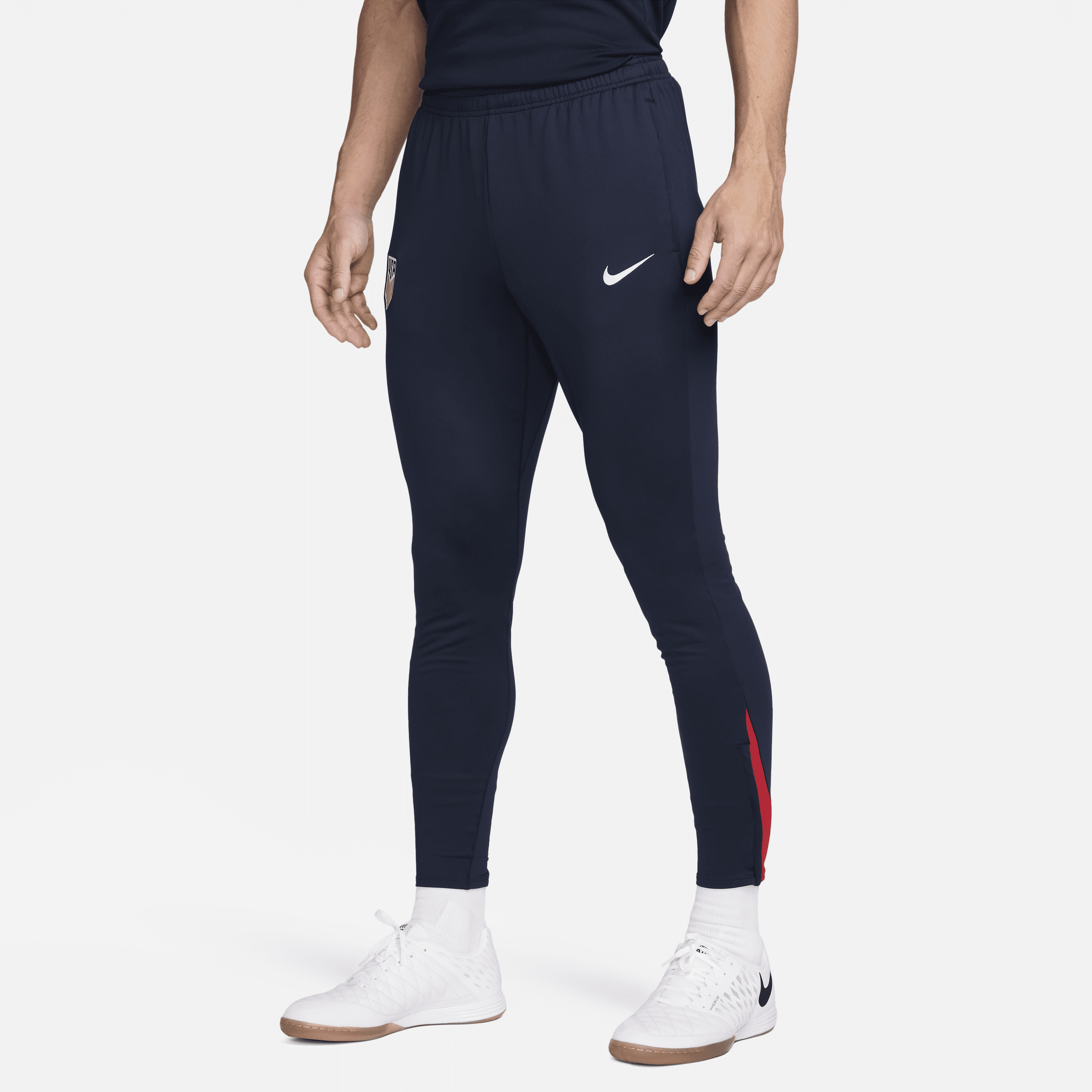 Nike Usmnt Strike  Men's Dri-fit Soccer Knit Pants In Blue