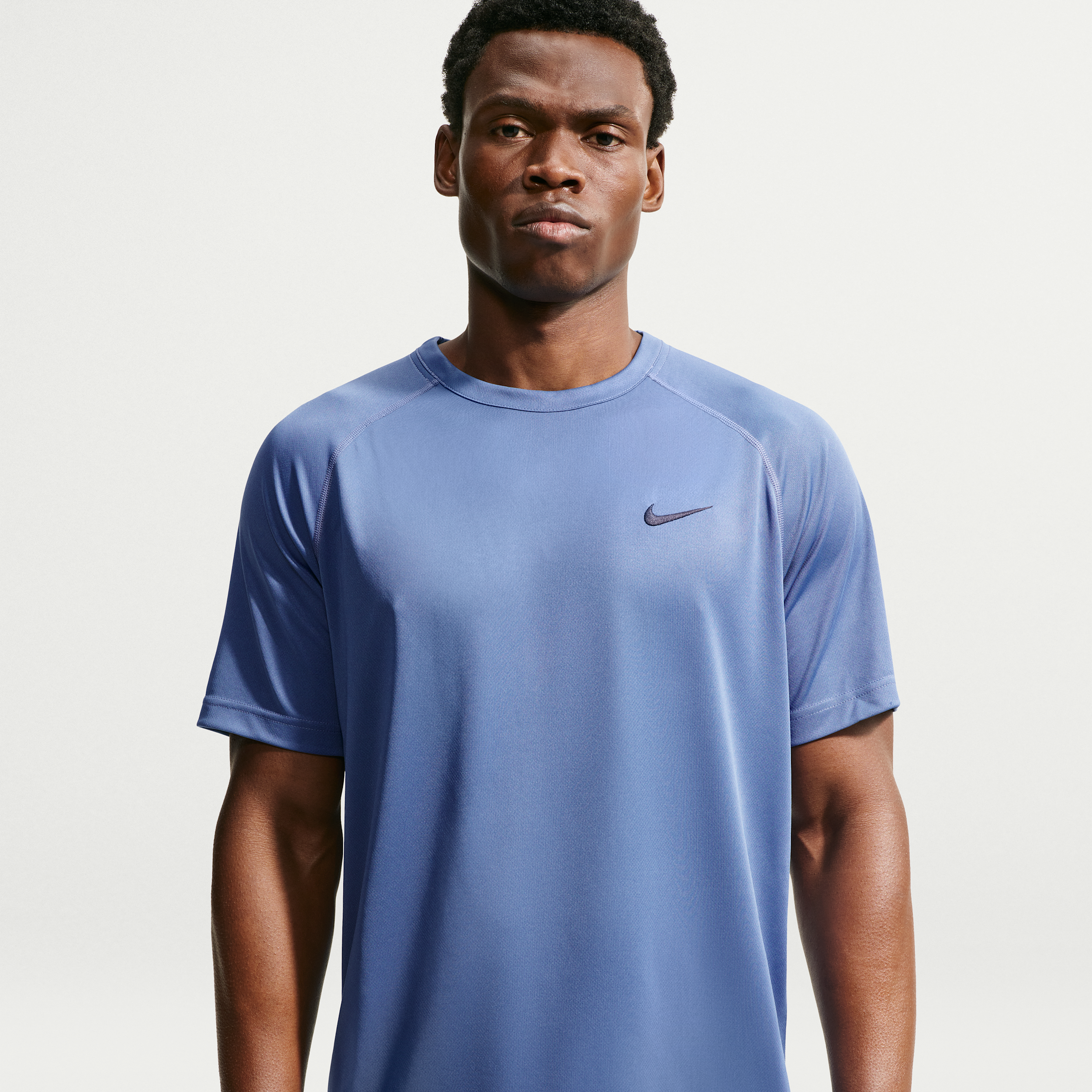 Nike Men's Flex Dri-FIT Short-Sleeve Training Top in Blue | IF2136-459