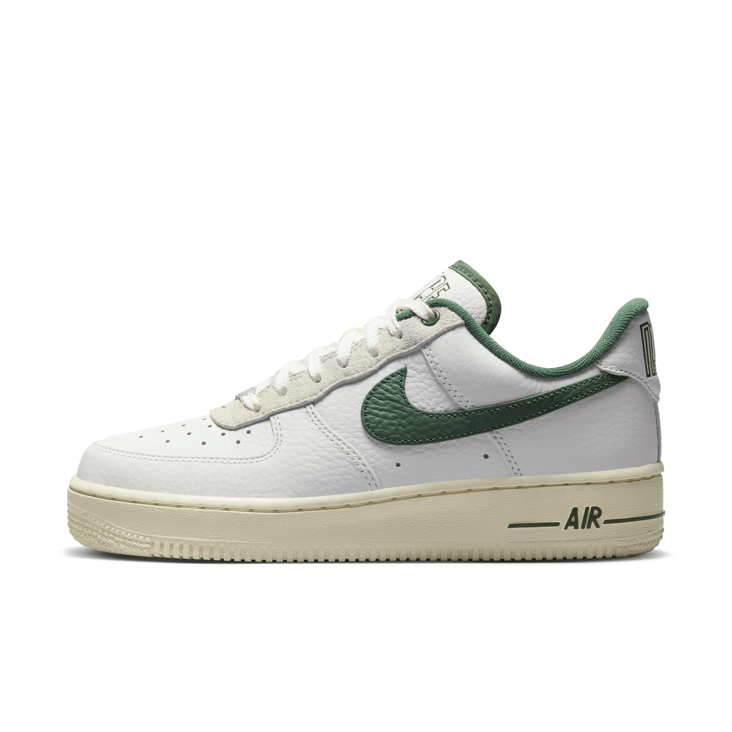 Nike Air Force 1 Low '07 Lx "command Force Gorge Green" Sneakers In White
