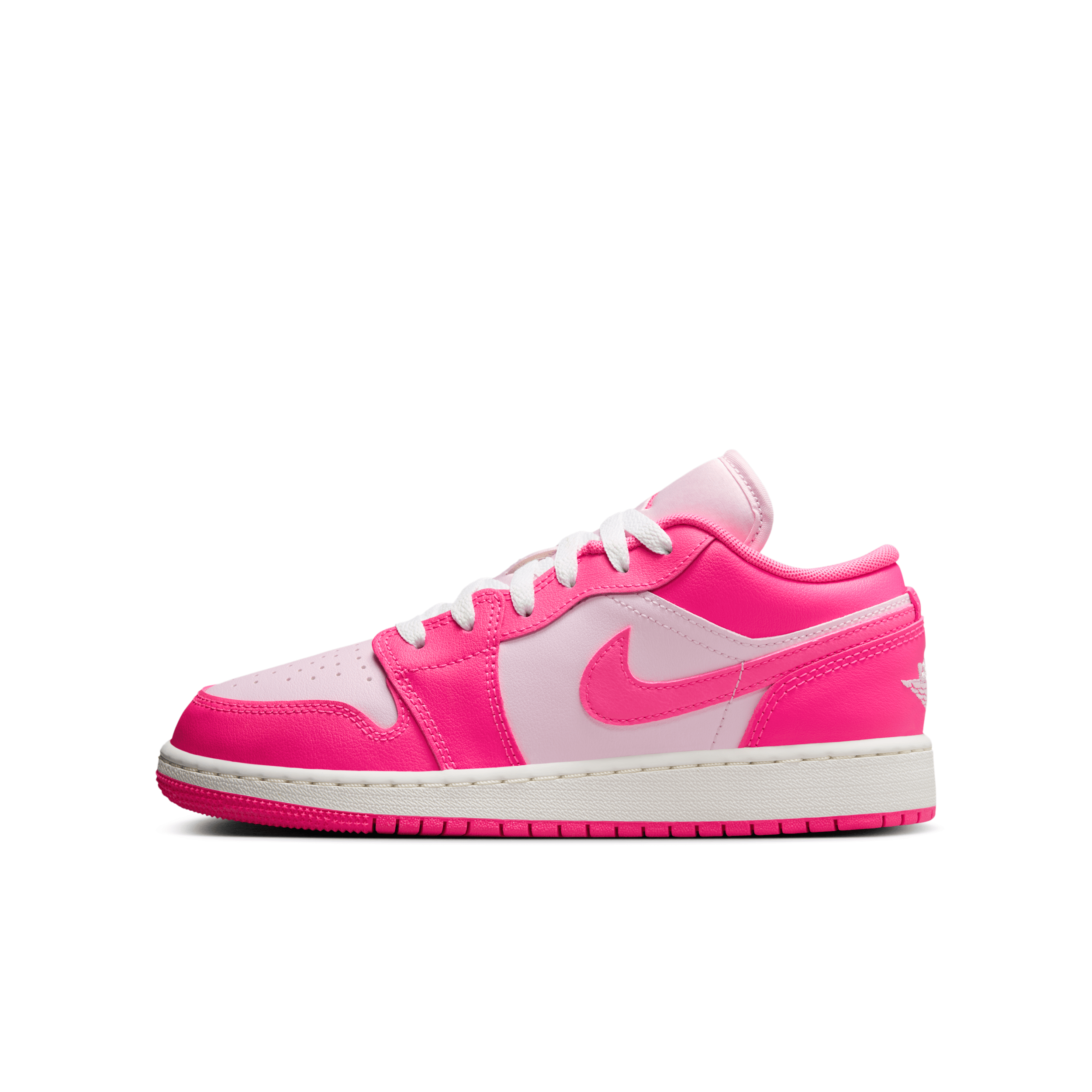 Jordan Air  1 Low Big Kids' Shoes In Pink