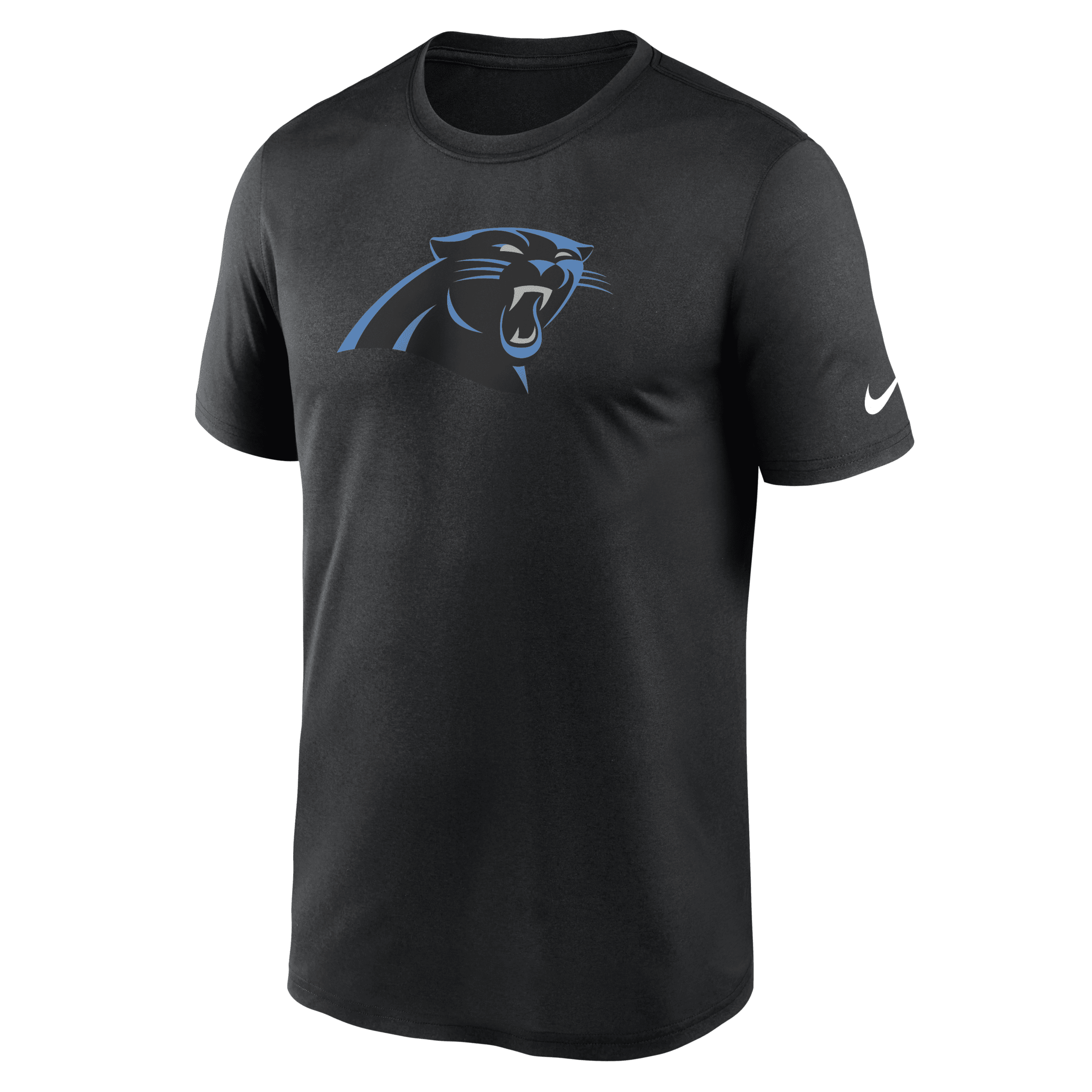 Nike Black Carolina Panthers Legend Logo Performance T-shirt In Black