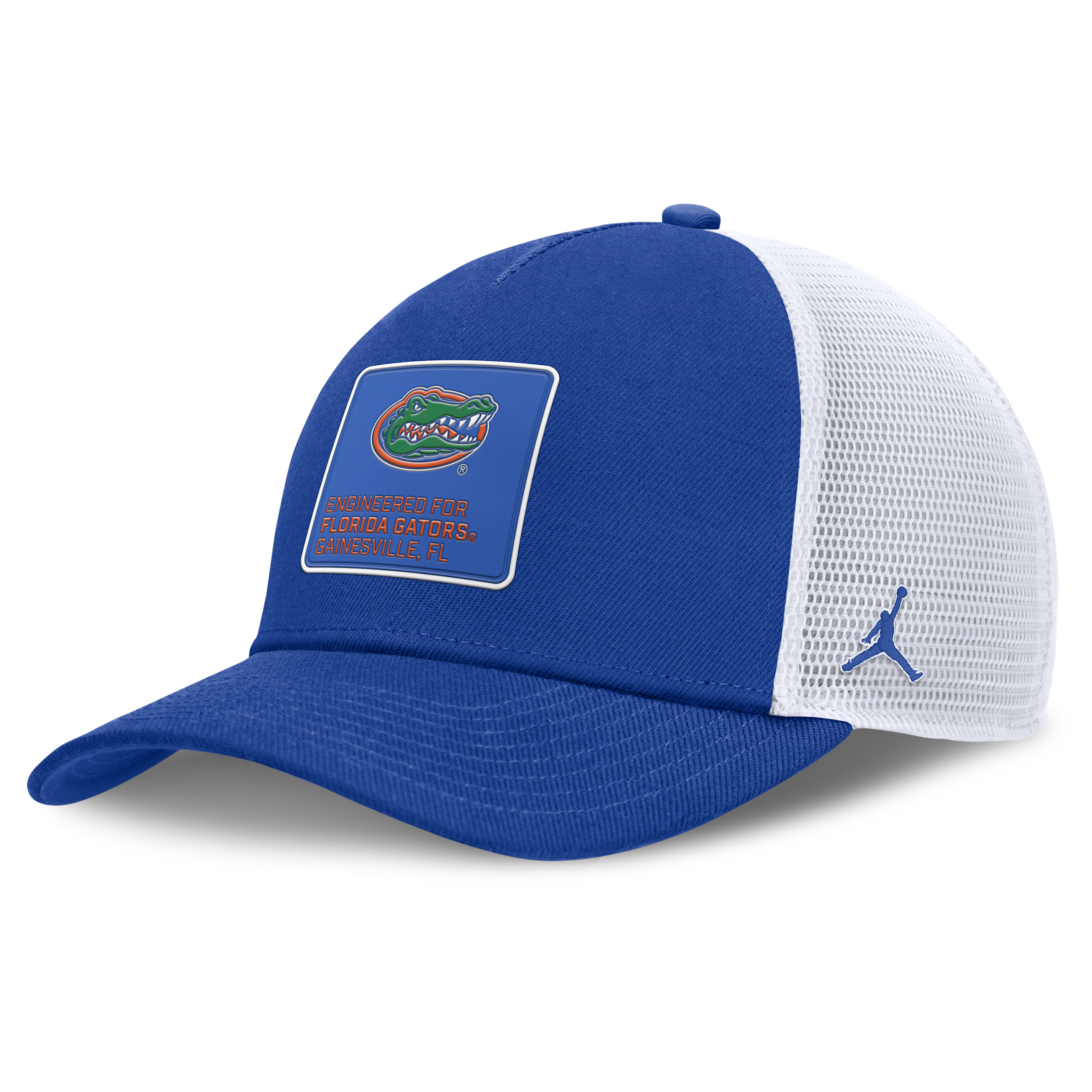 Jordan Men's Florida On-field Rise Engineered Brand College Trucker Adjustable Hat In Blue