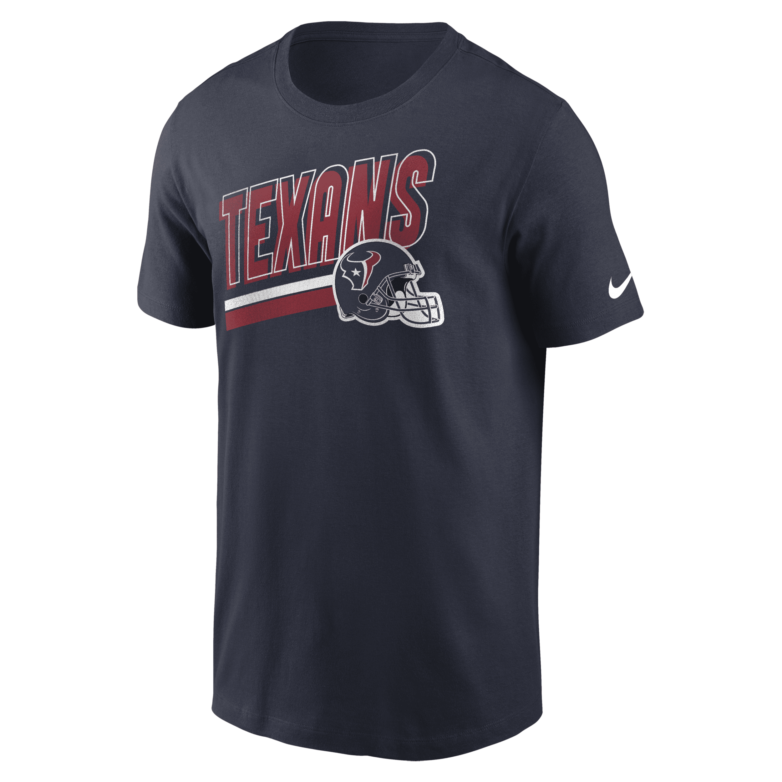 Nike Houston Texans Essential Blitz Lockup  Men's Nfl T-shirt In Blue