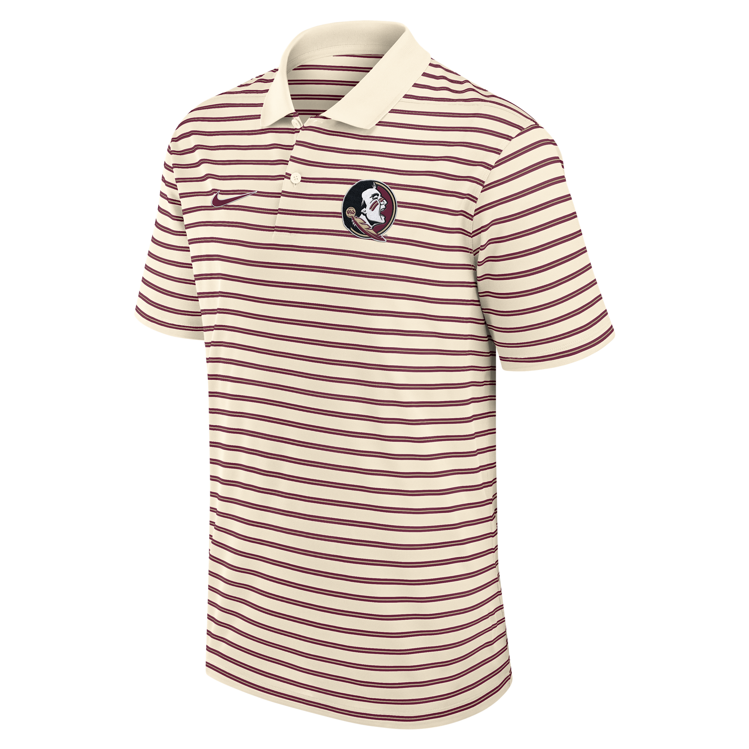 Nike Florida State Striped  Men's Dri-fit College Polo In Brown
