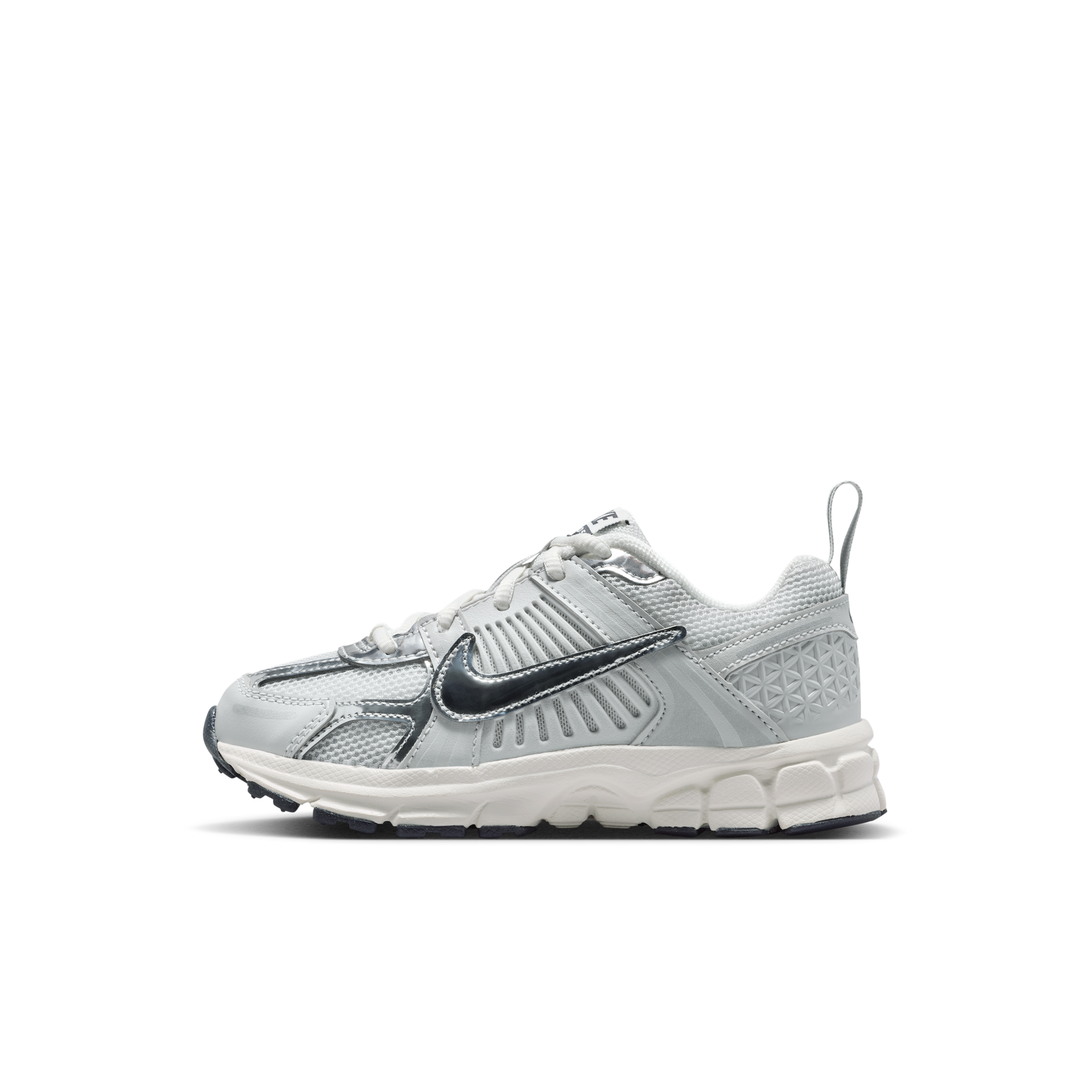 Nike Boys Vomero 5 Lace - Preschool Running Shoes - Gray / Silver / Black Size 2.5