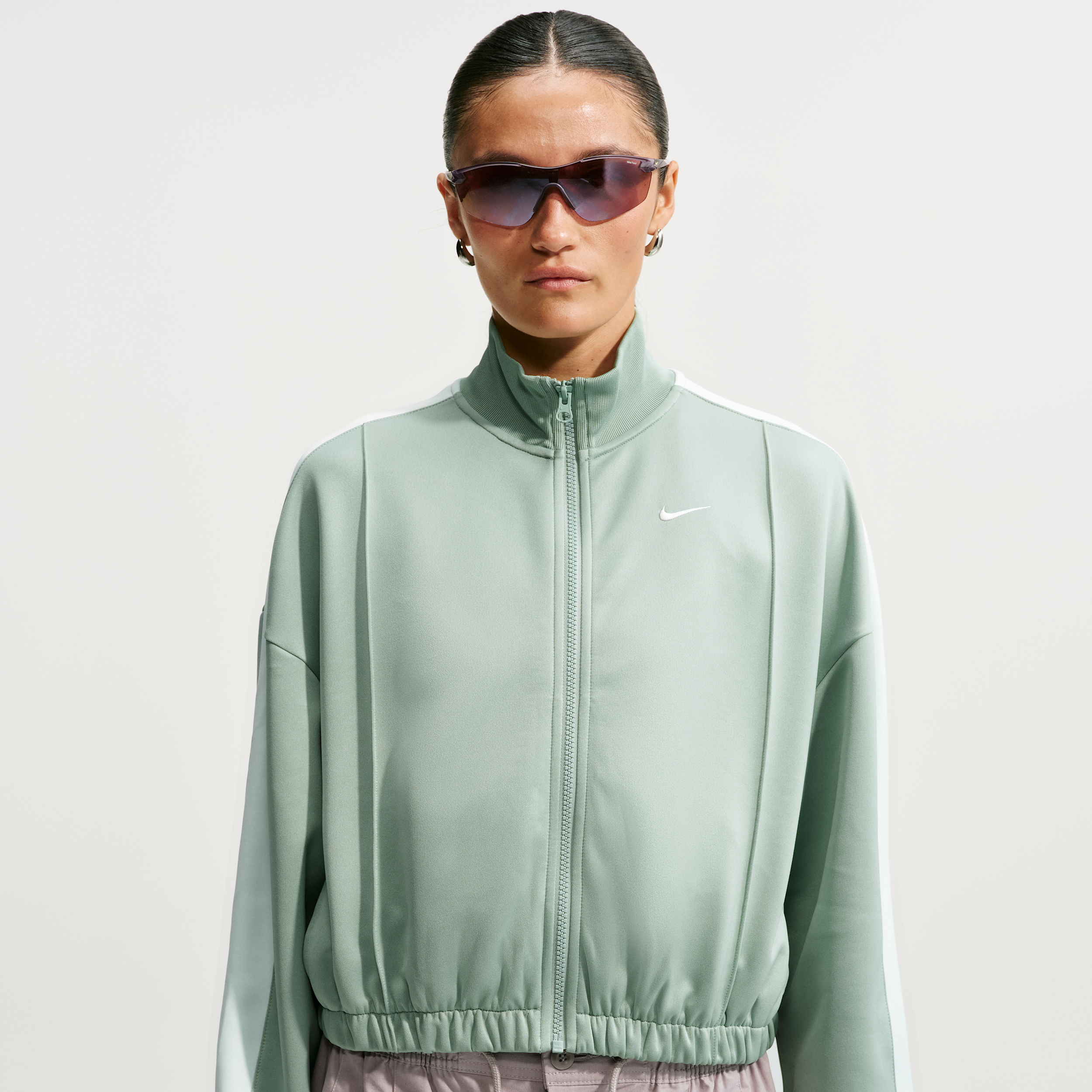 Women's Nike Sportswear Track Jacket in Green | IM7444-007