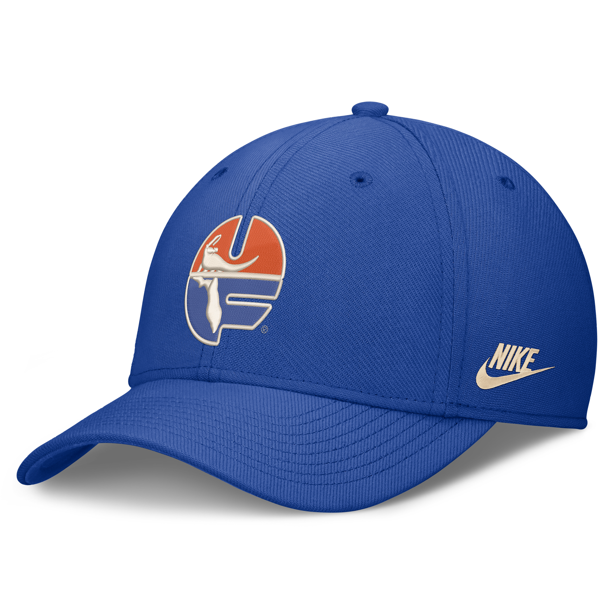 Florida Legacy Rise Vintage Nike Men's Dri-FIT College Hat in Blue | NC034EVUFV-SUH