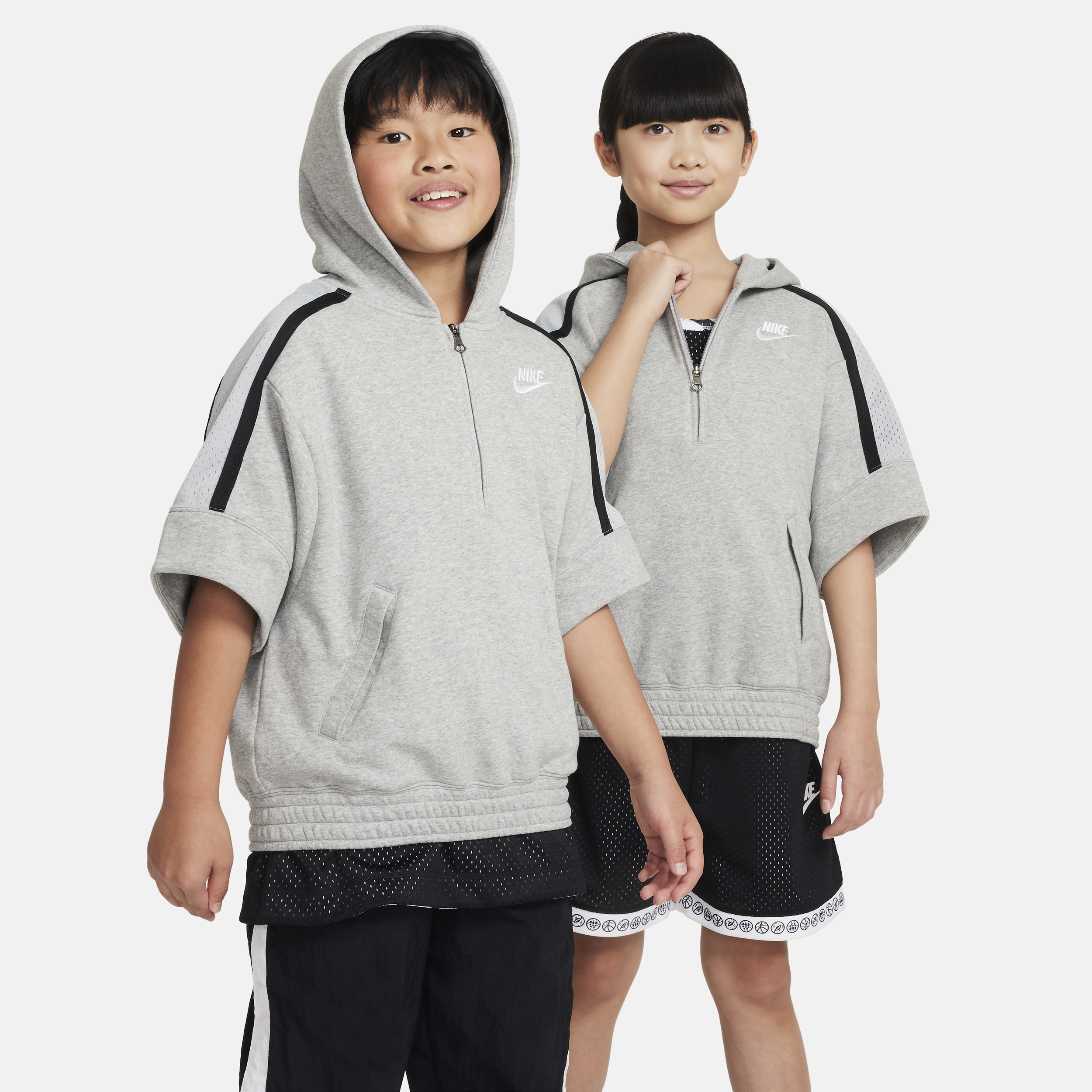 nike short sleeve hoodie youth