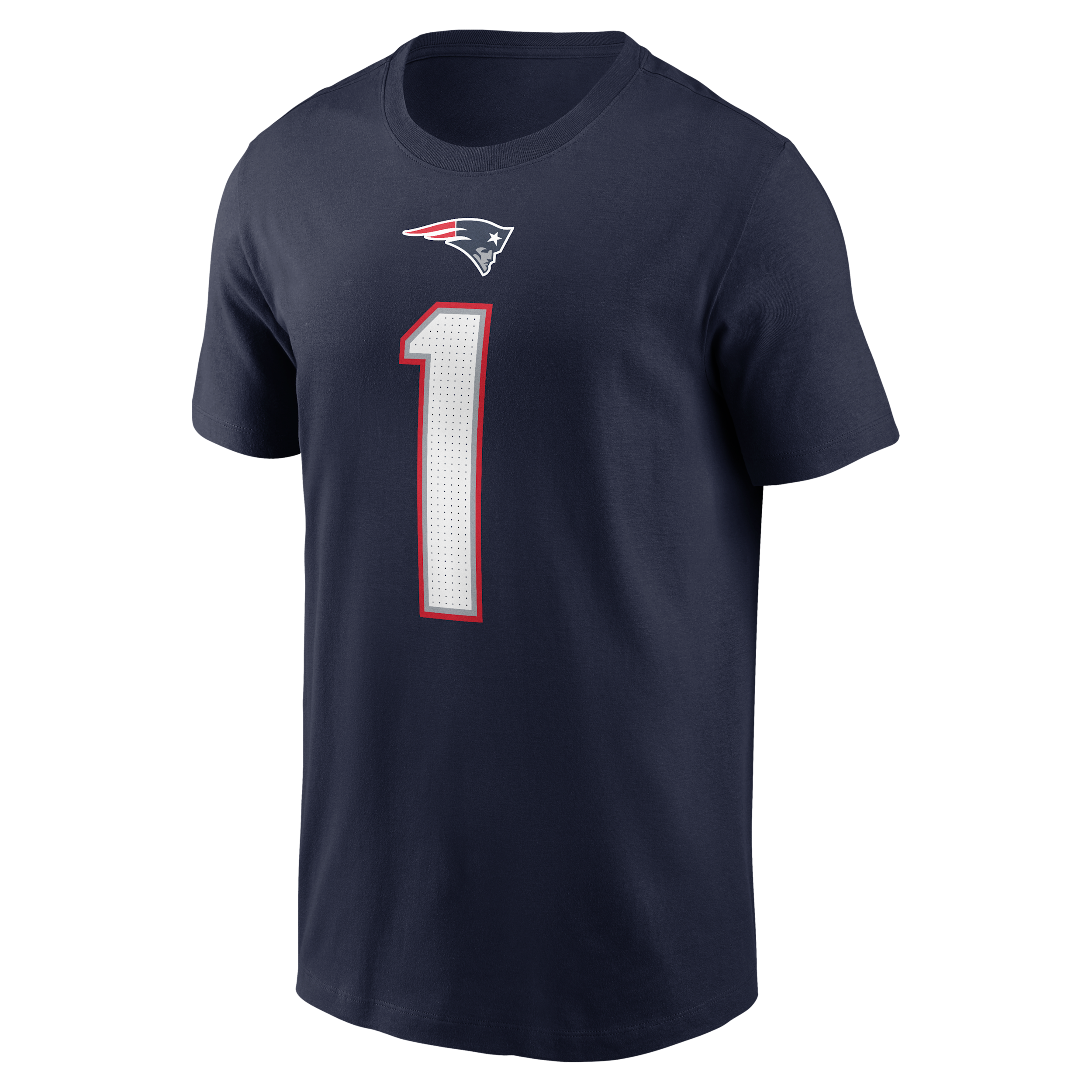 A.J. Brown New England Patriots Nike Men's NFL T-Shirt in Blue | N19941S8KF-34T