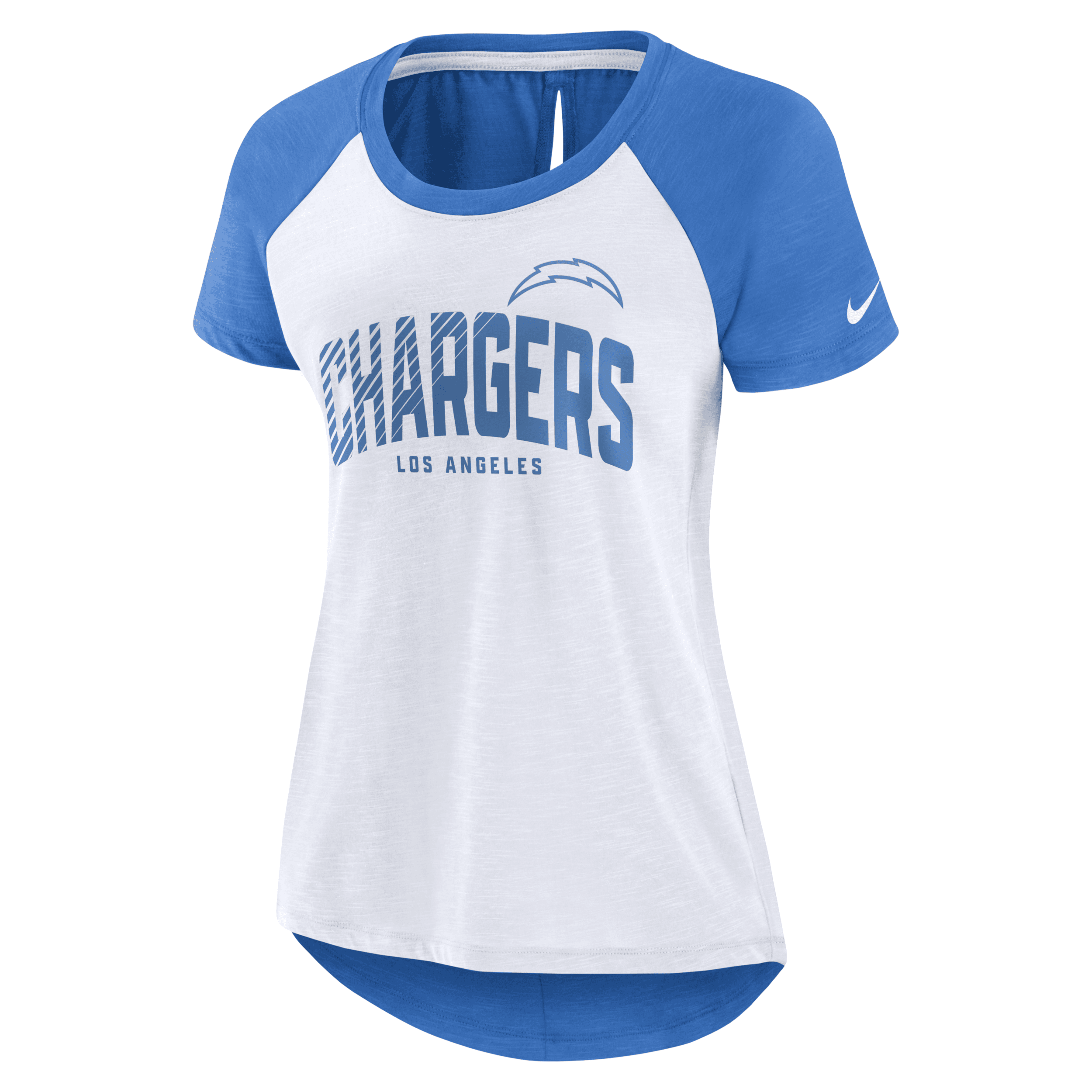 Shop Nike Los Angeles Chargers Fashion  Women's Nfl Top In Blue