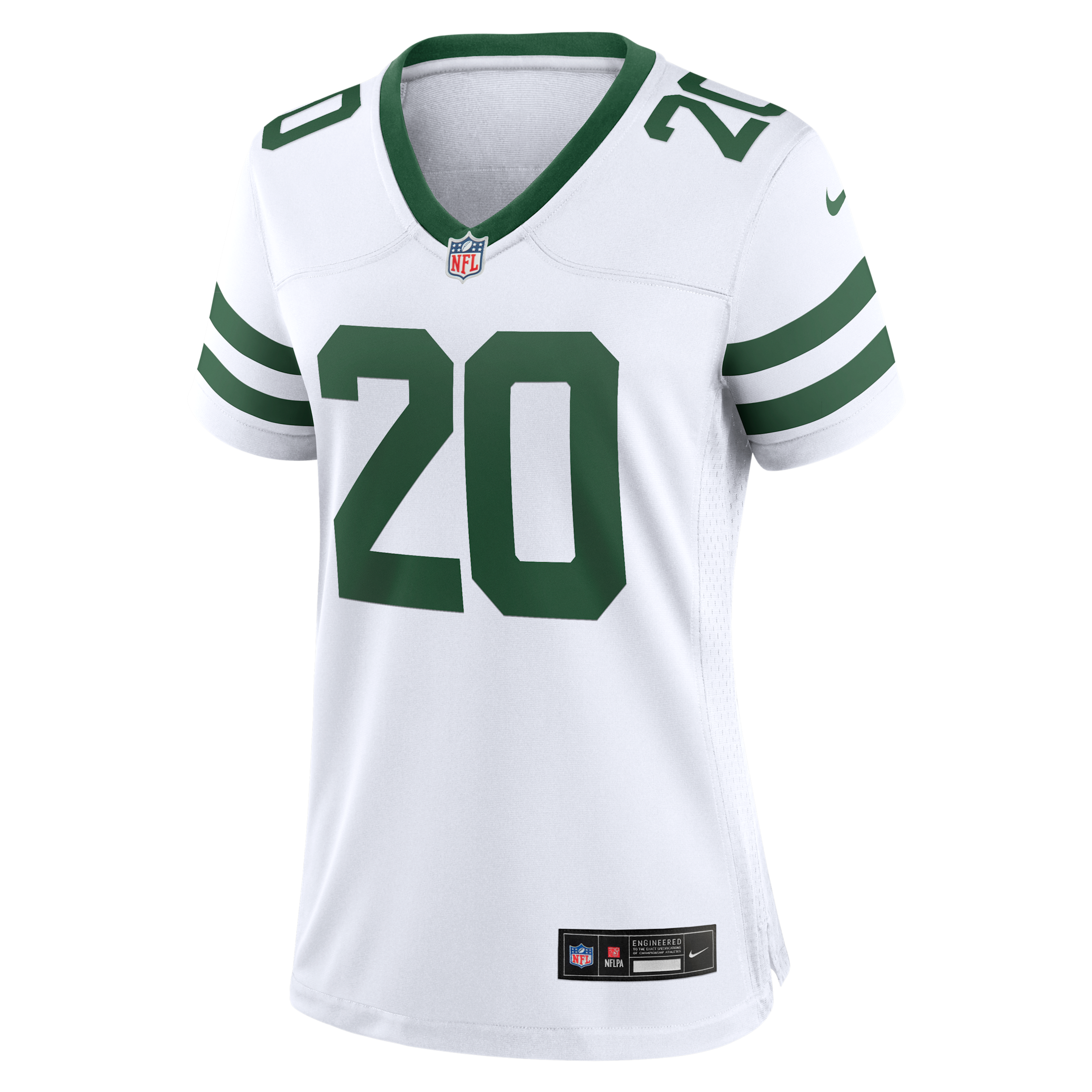 Breece Hall New York Jets Nike Women's NFL Game Football Jersey in White | 67NW0AUO72F-GT9