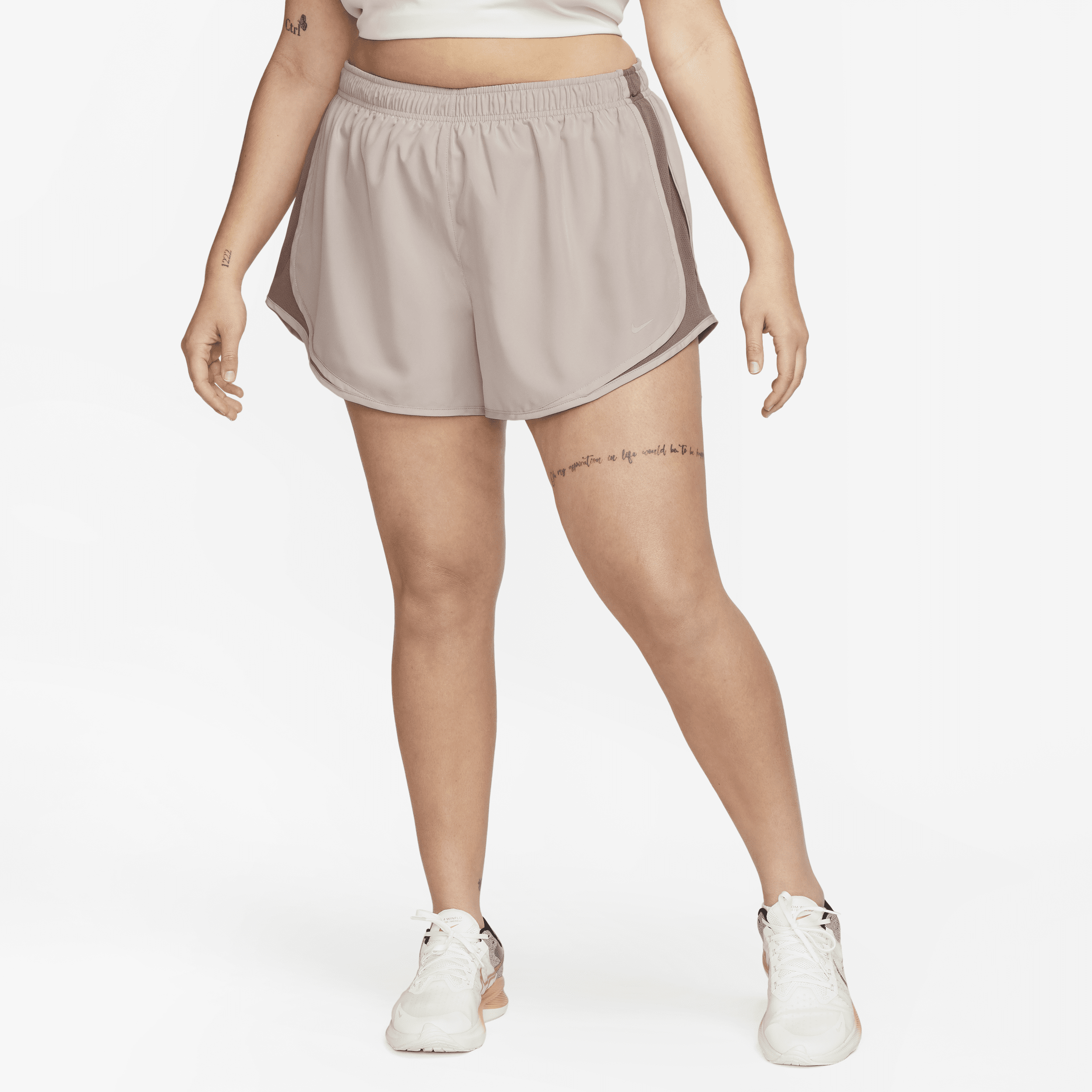 Nike Women's Tempo Running Shorts (plus Size) In Brown