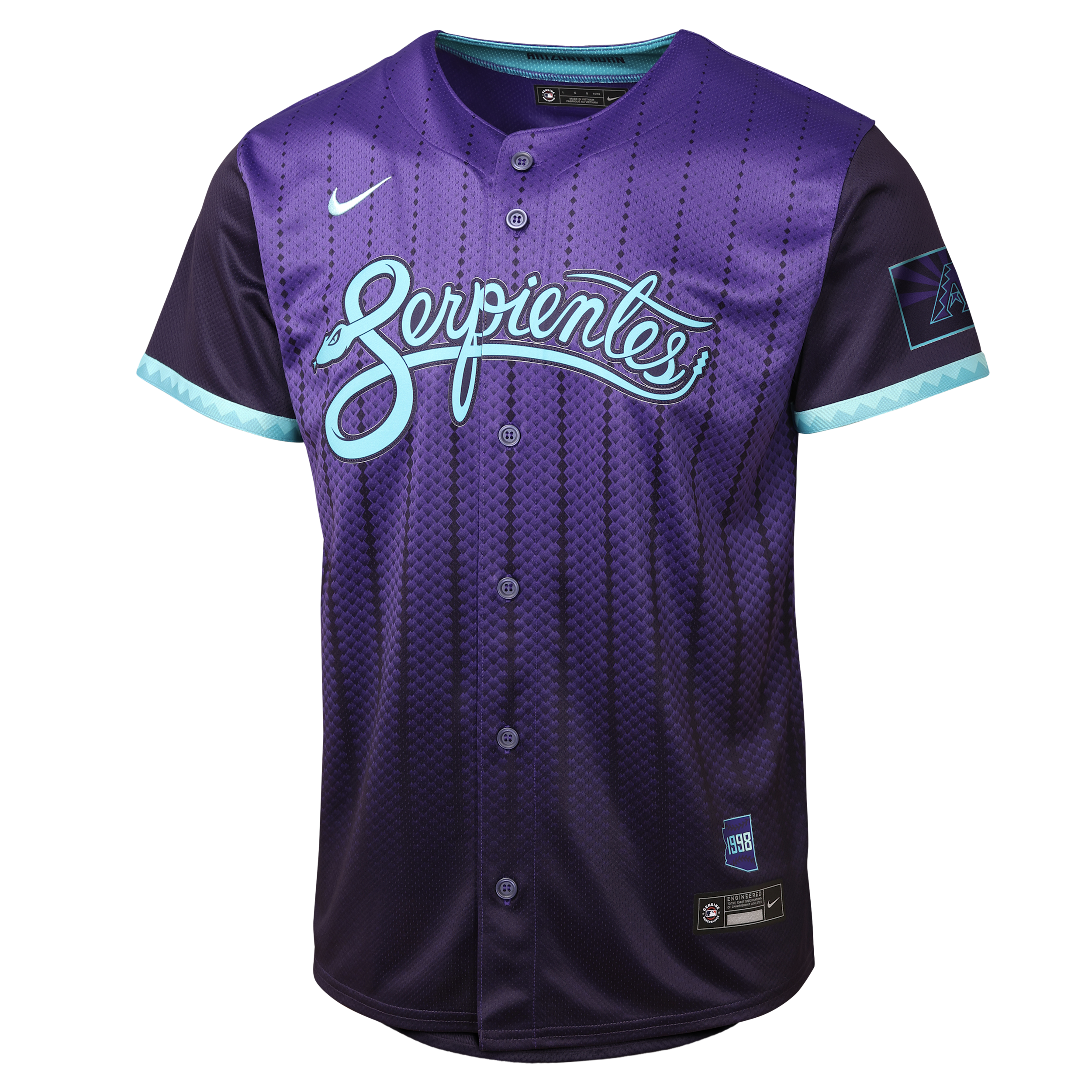 Corbin Carroll Arizona Diamondbacks City Connect Big Kids' Nike Dri-FIT MLB Limited Jersey in Purple | B7ZCCP01ARICC-NBX