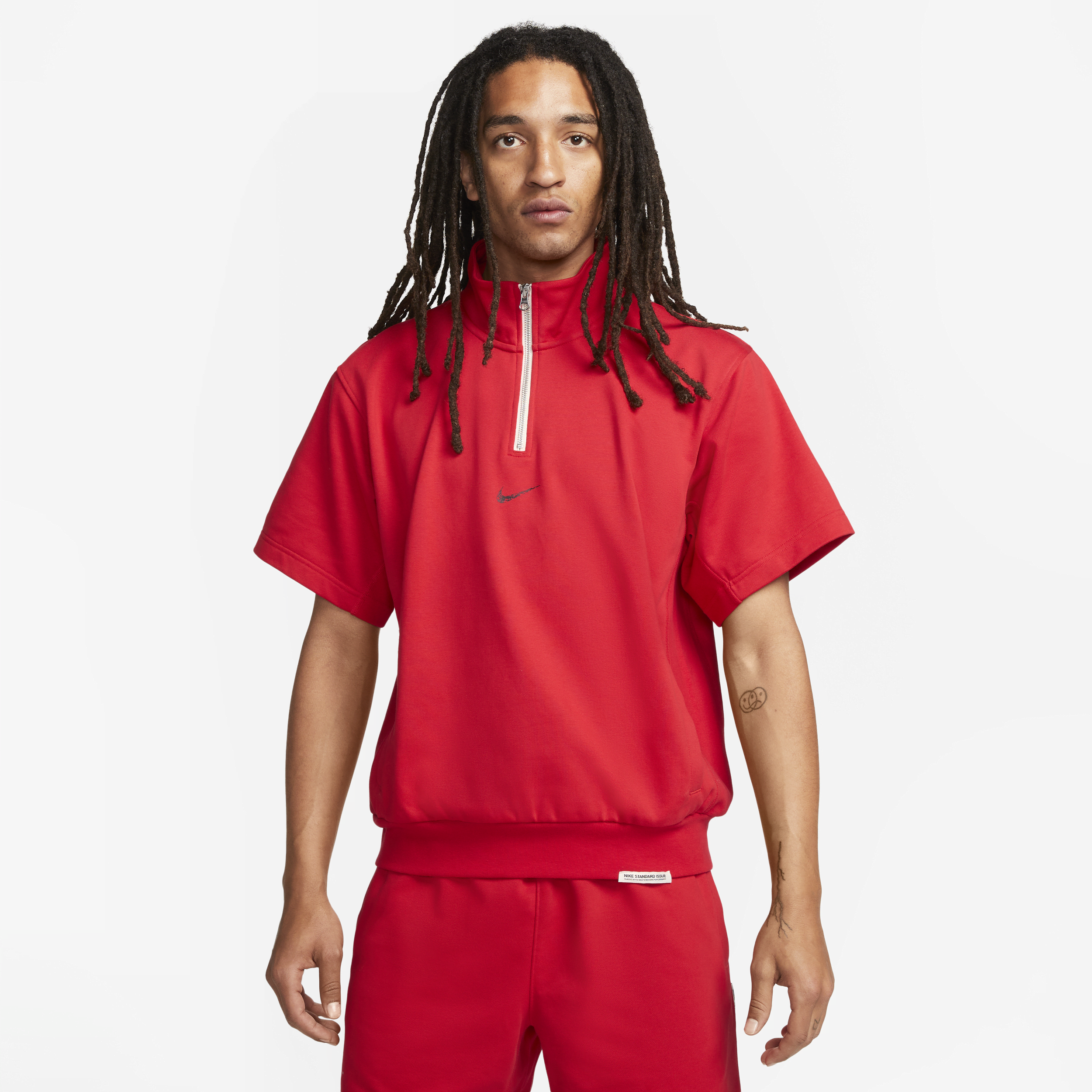 Nike Sportswear Mens Red Nike Half Zip Nike Jackets Coats Nike