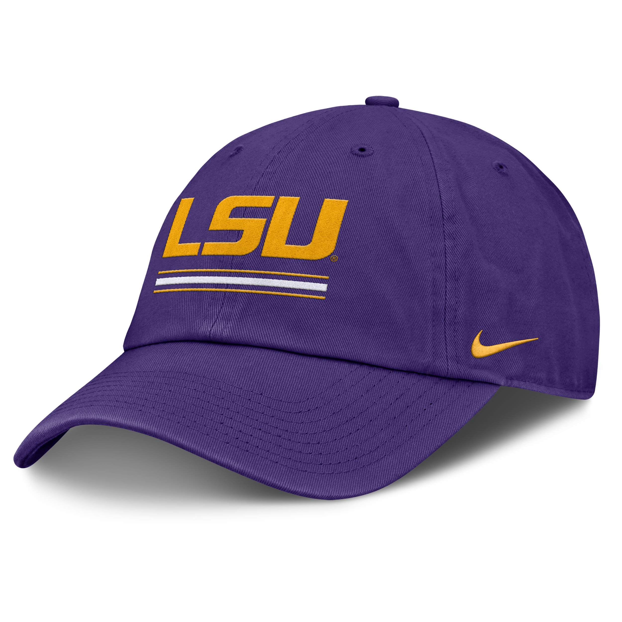 LSU Primetime Campus Club Nike Men's College Adjustable Hat in Purple | NC0151LLSN-2GH