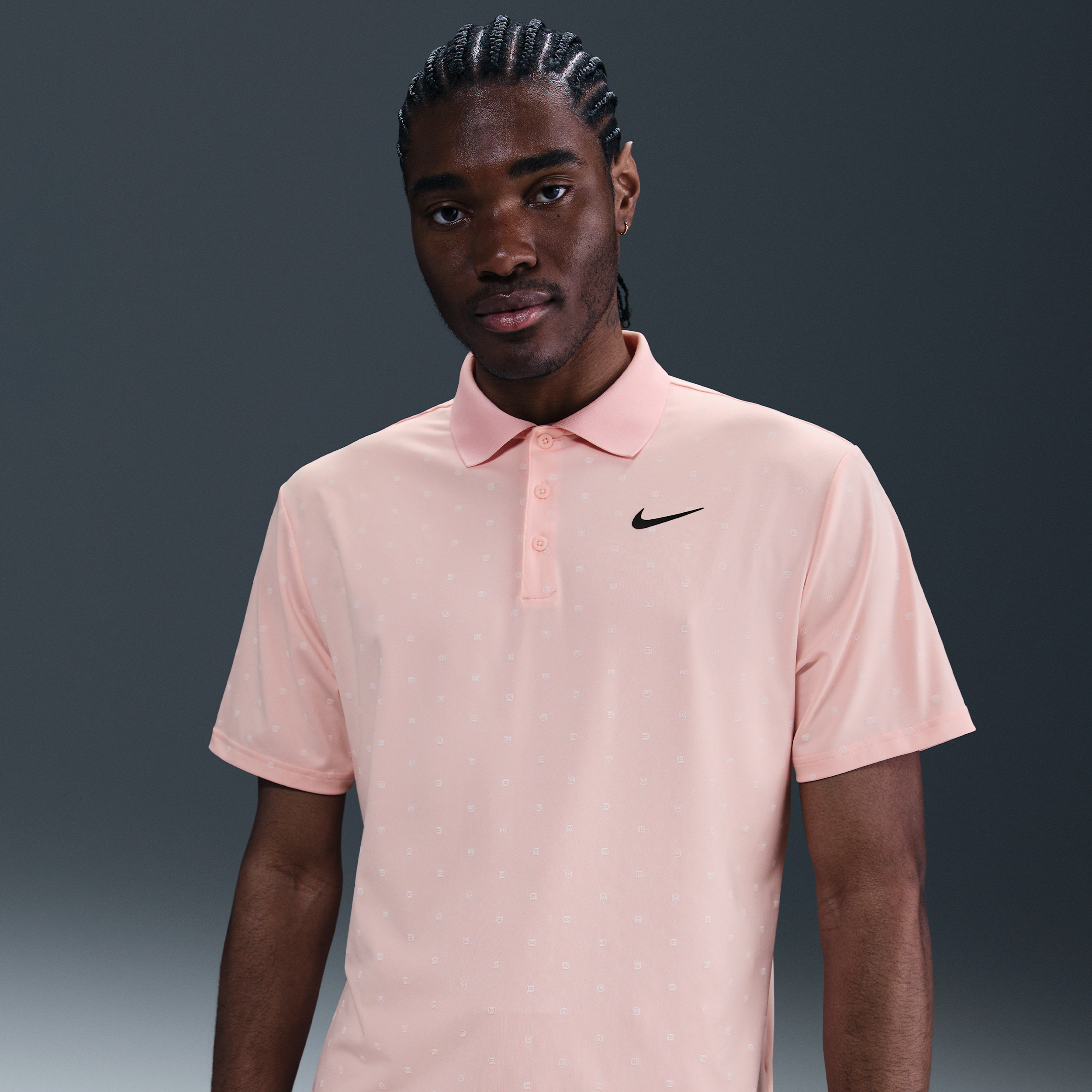 Nike Tour Dri-fit Golf Polo In Pink