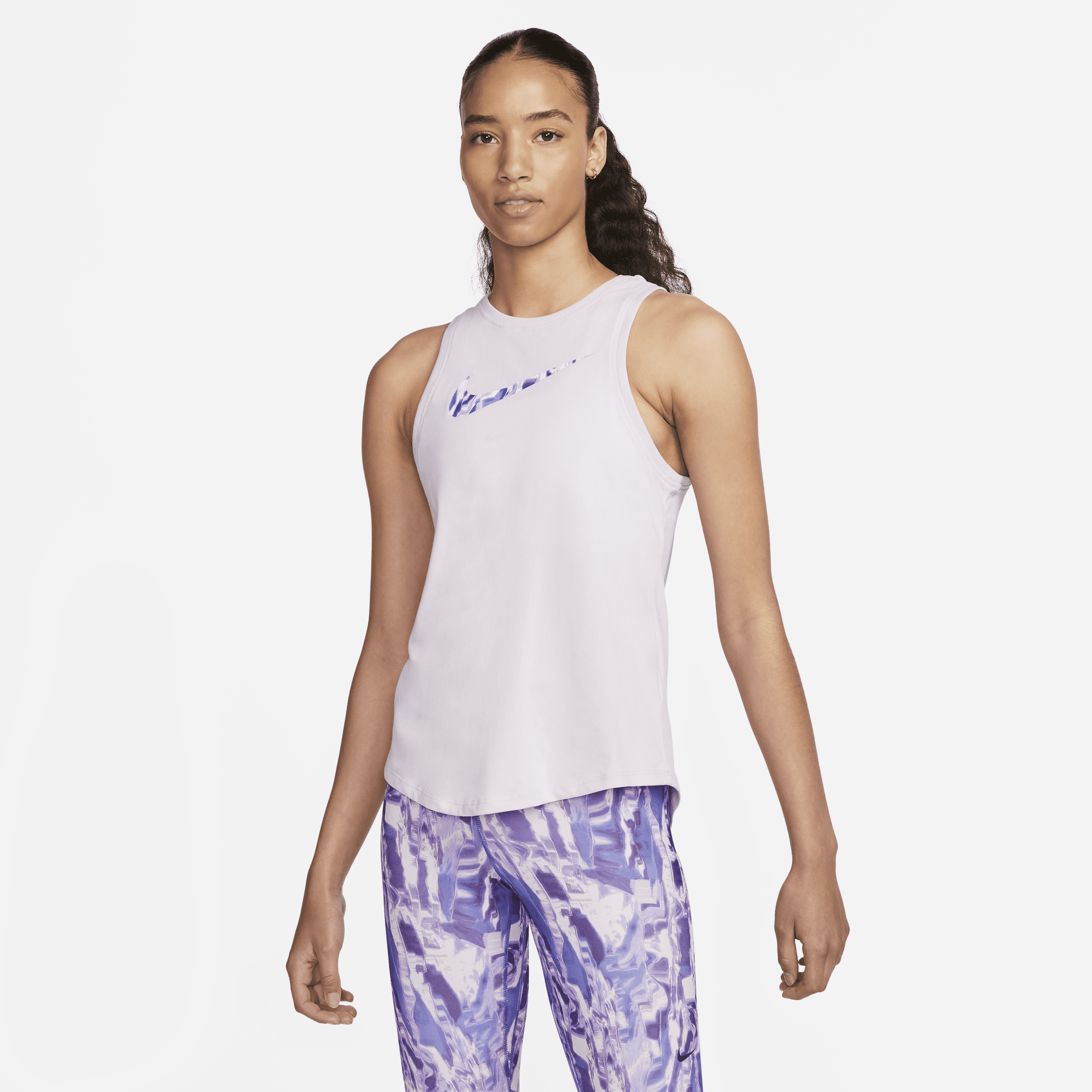 Nike Women's Dri-FIT Training Tank Top in Purple, Size: XL | DR9050-530