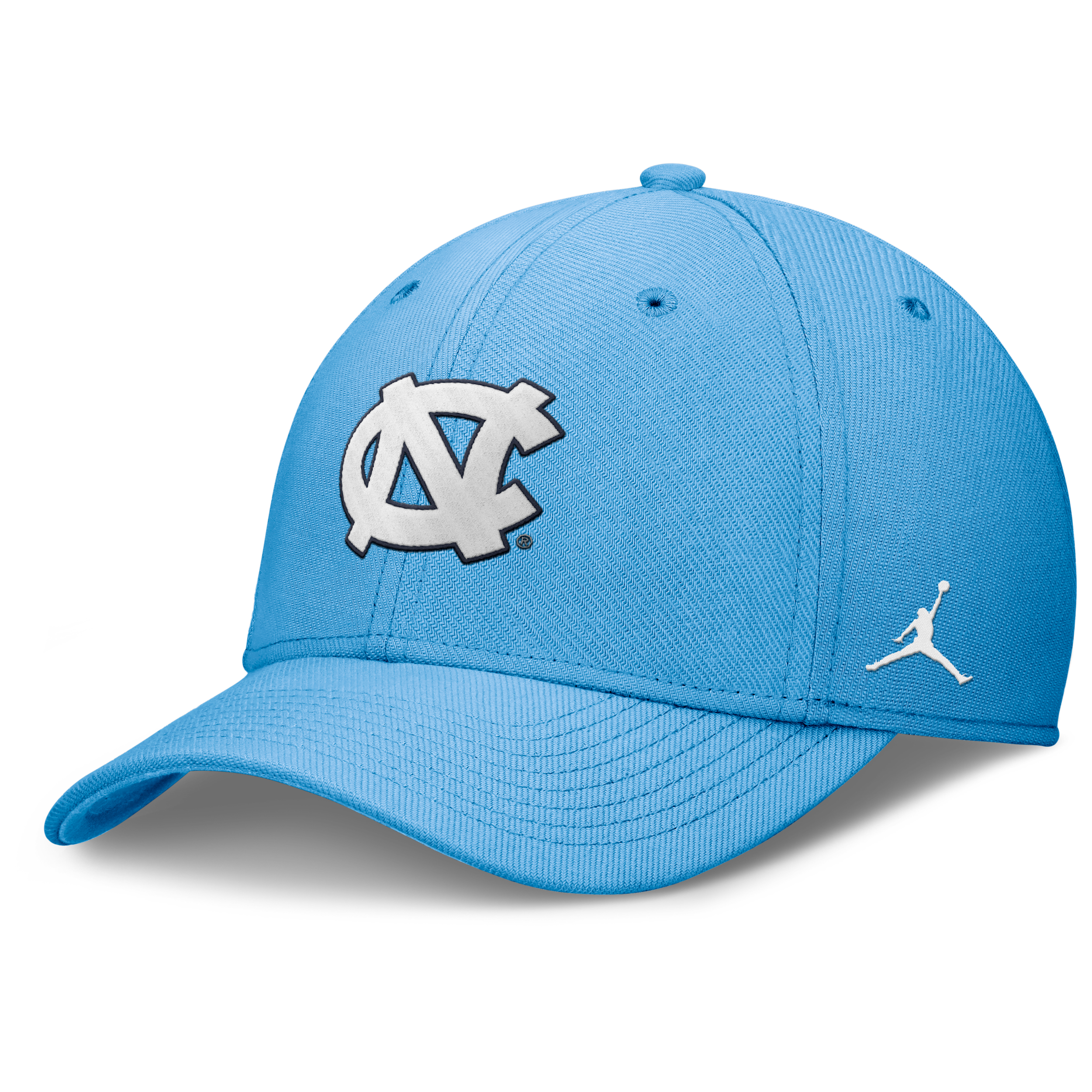 Jordan Men's Carolina Blue North Carolina Tar Heels Rise Swoosh Dri-fit Flex Hat - Carolina Blue
