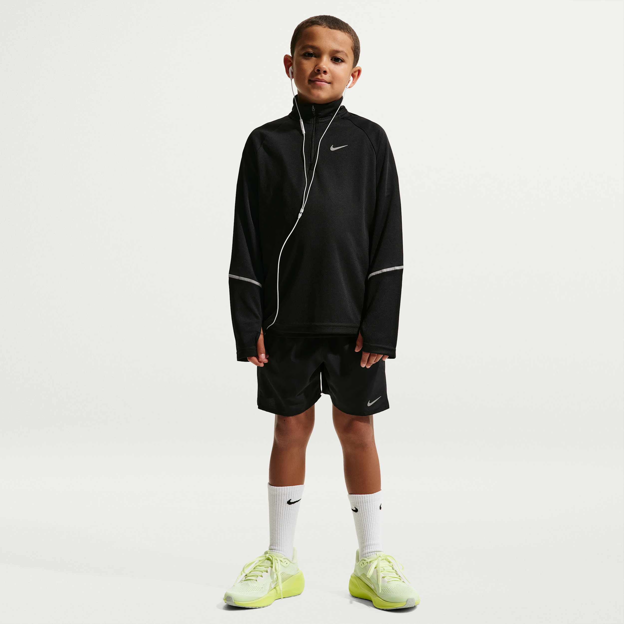 Nike Miler Big Kids' Dri-FIT Training Shorts in Black | IF2428-010