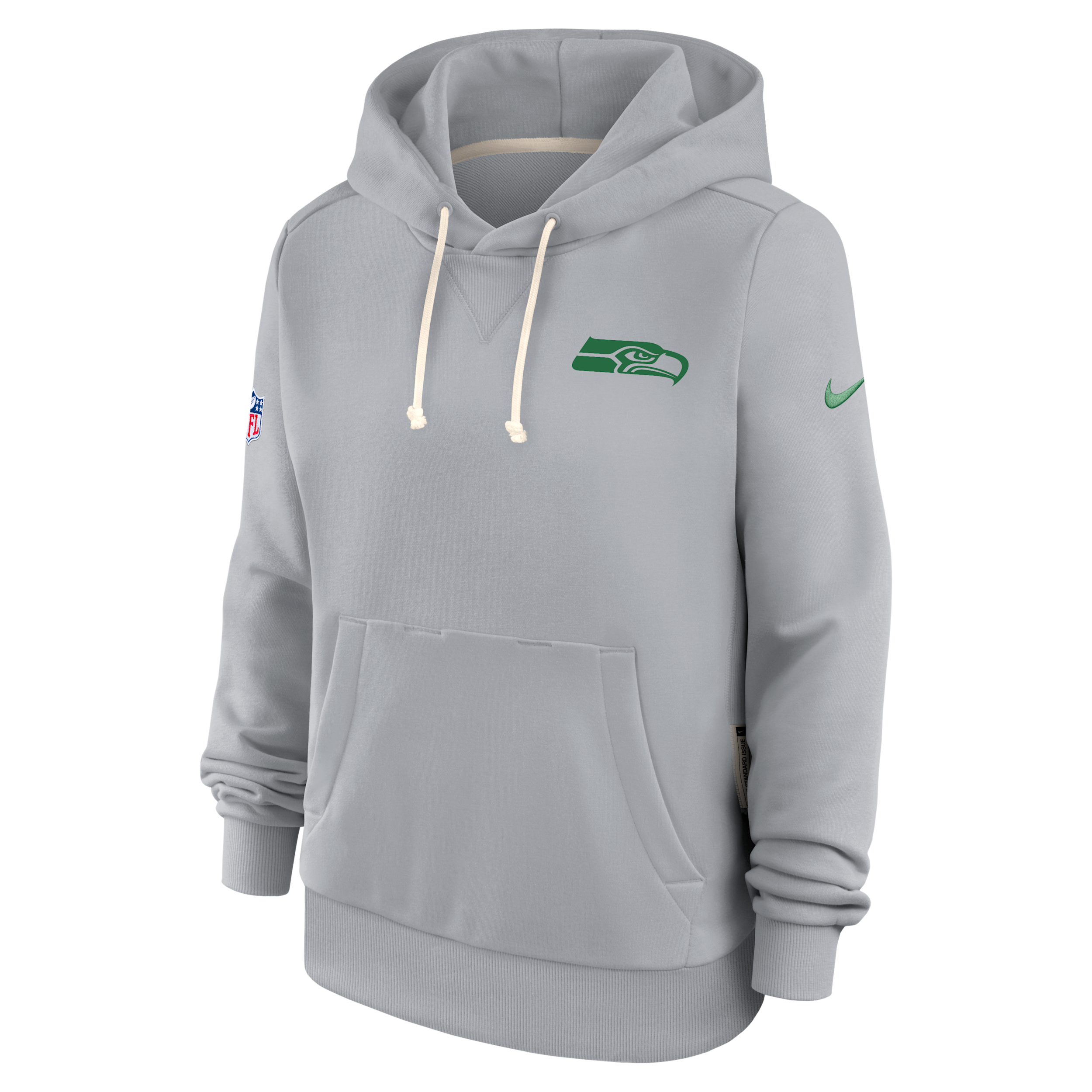 Nike Seattle Seahawks Rivalries Collection Sideline  Women's Dri-fit Nfl Pullover Hoodie In Gray