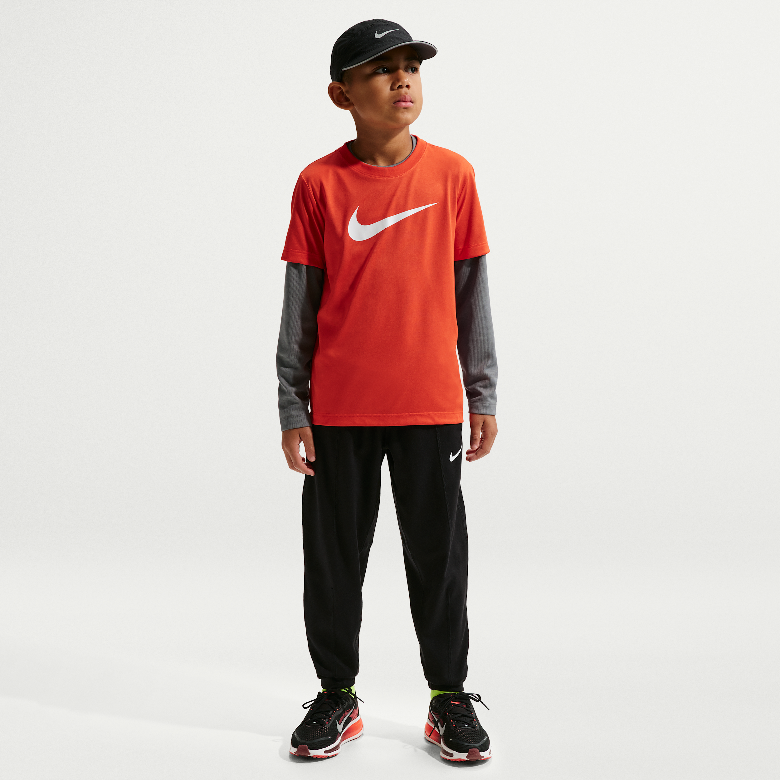 Nike Pro Big Kids' (Boys') Dri-FIT Fleece Pants in Black | IF1725-011