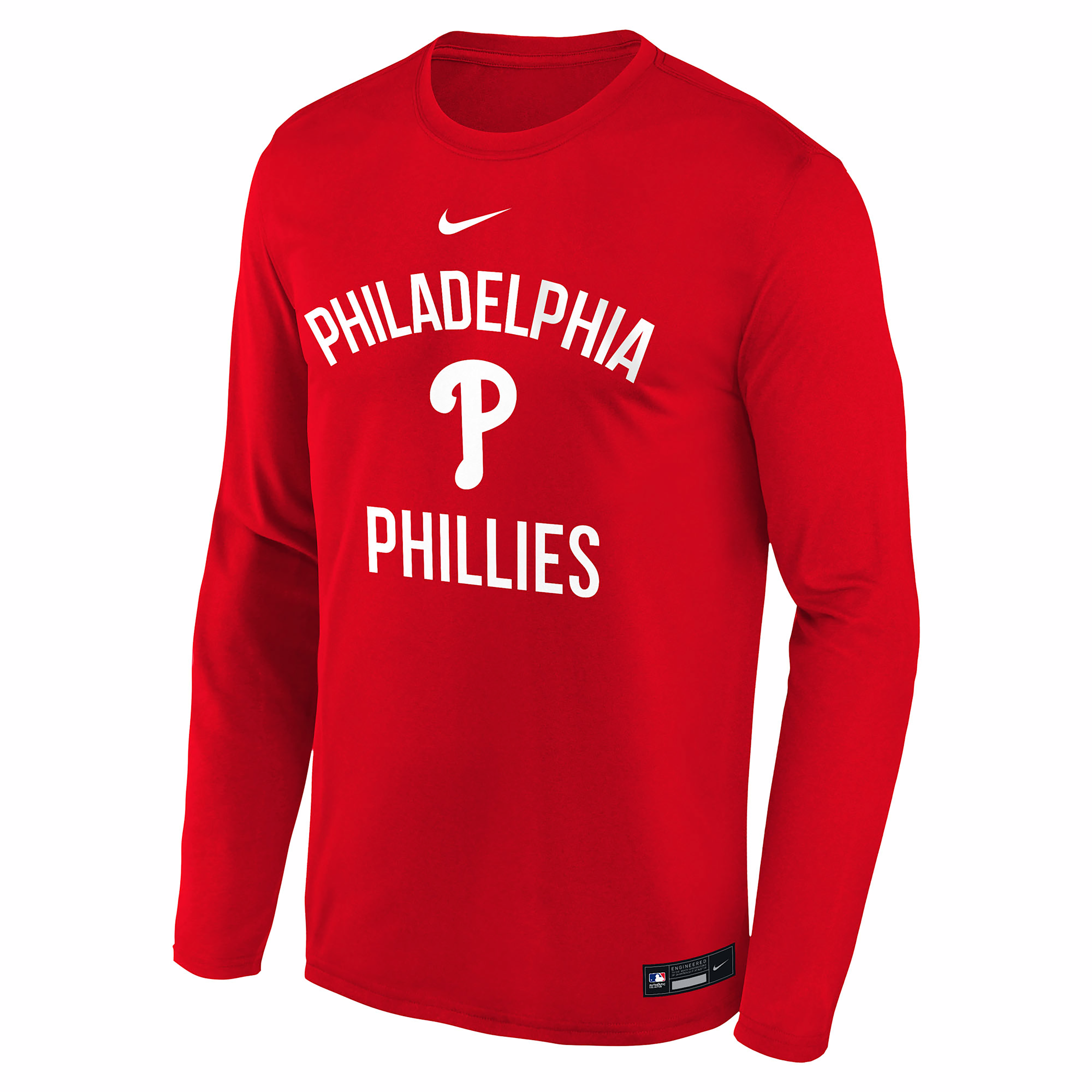 Nike Philadelphia Phillies Authentic Collection Team Issue Legend Big Kids'  Dri-fit Mlb T-shirt In Red