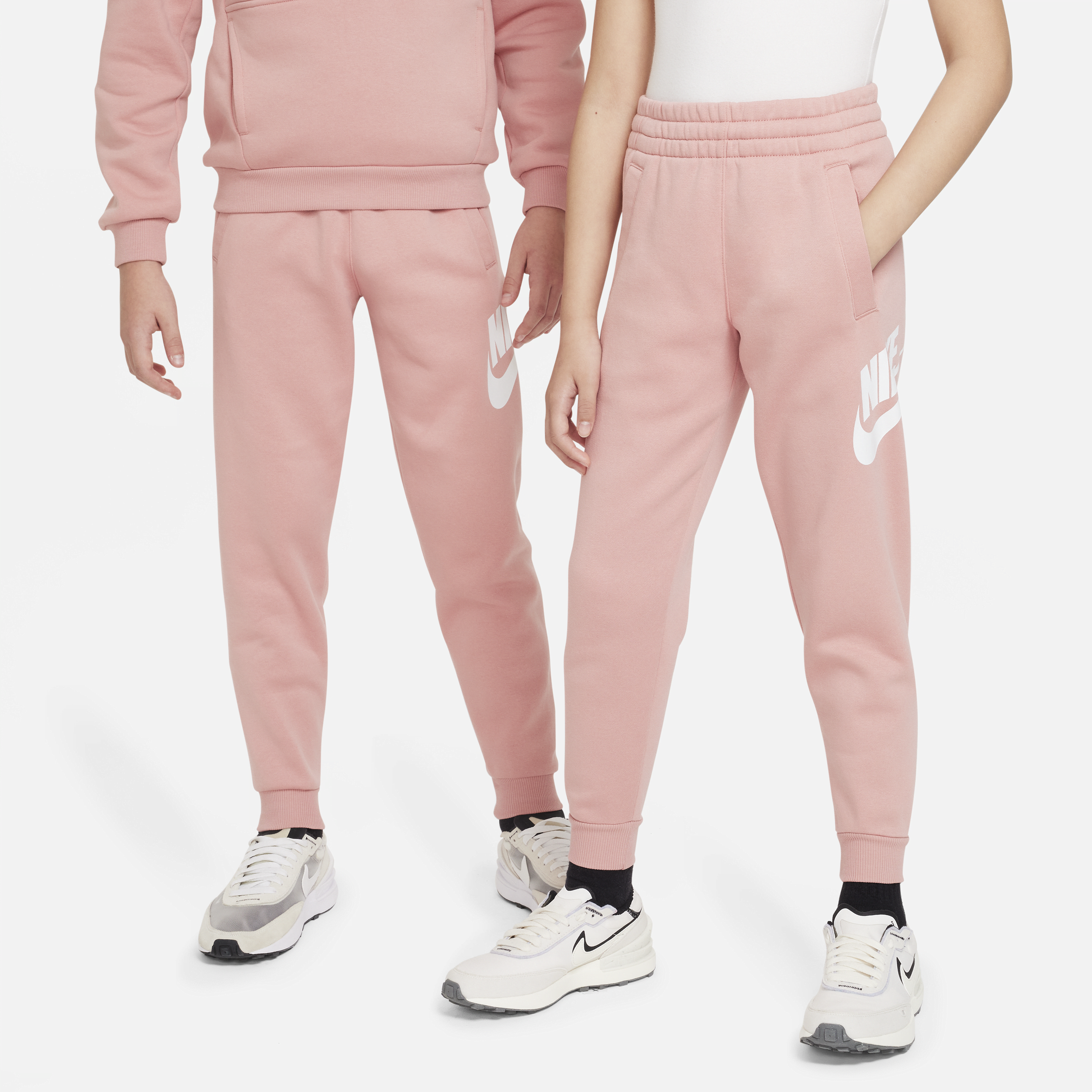 Nike Club Fleece Big Kids' Jogger Pants In Pink