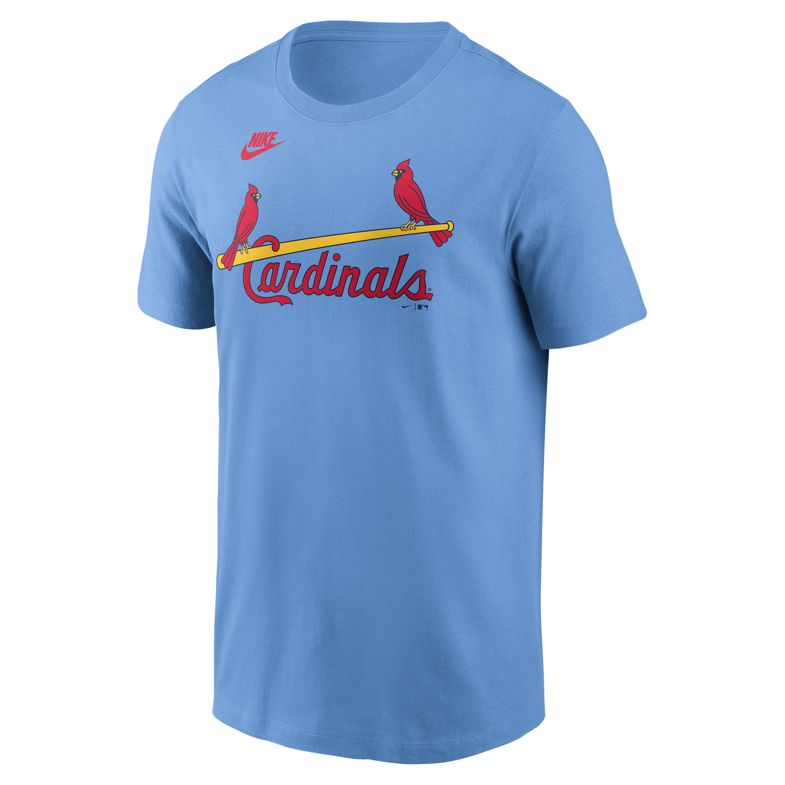 Nike Men's Ozzie Smith Light Blue St. Louis Cardinals Cooperstown Collection Name Number T-Shirt - Light Blue