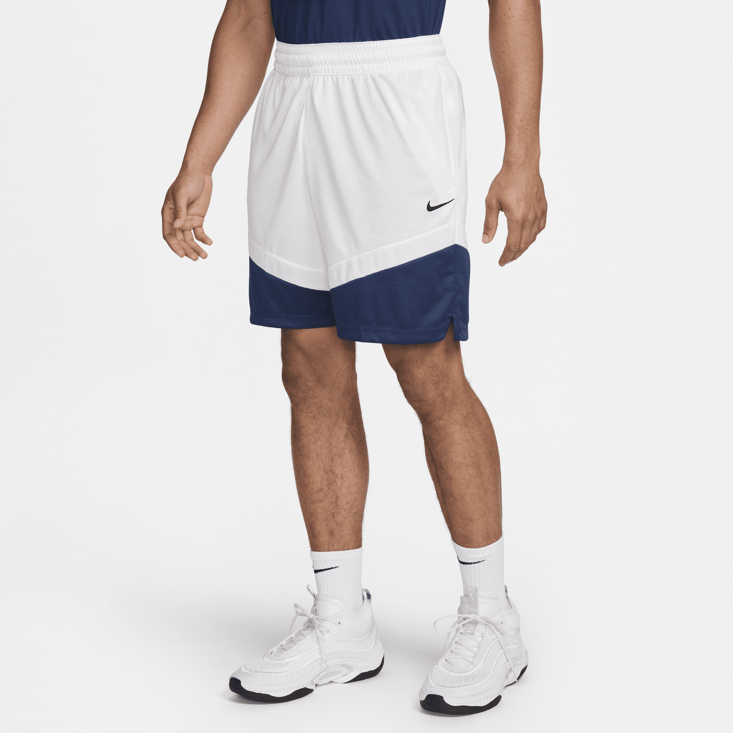 Nike Men's Icon Dri-fit 8" Basketball Shorts In White