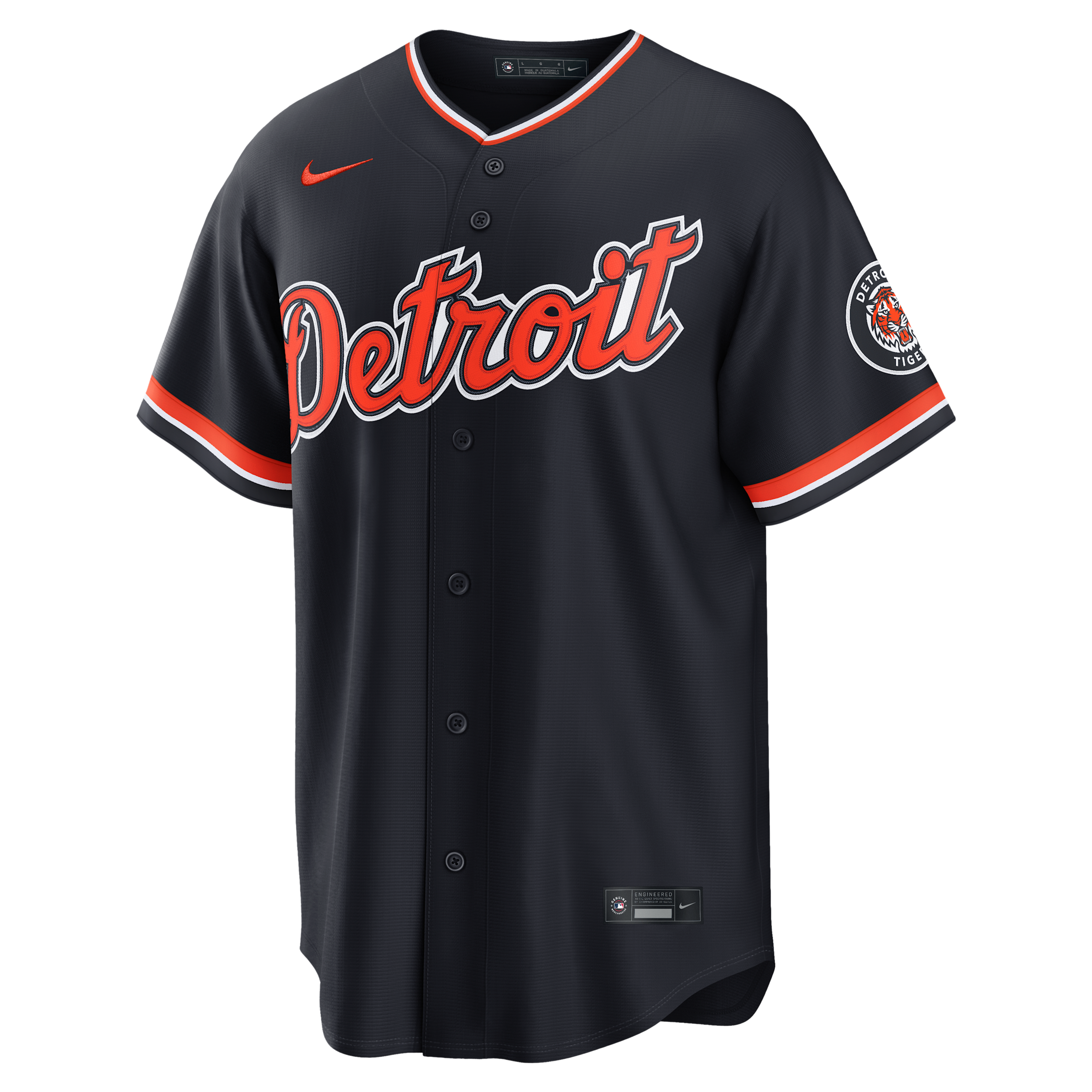 Detroit Tigers Nike Men's MLB Stadium Jersey in Blue | RE260IPJDG-43L