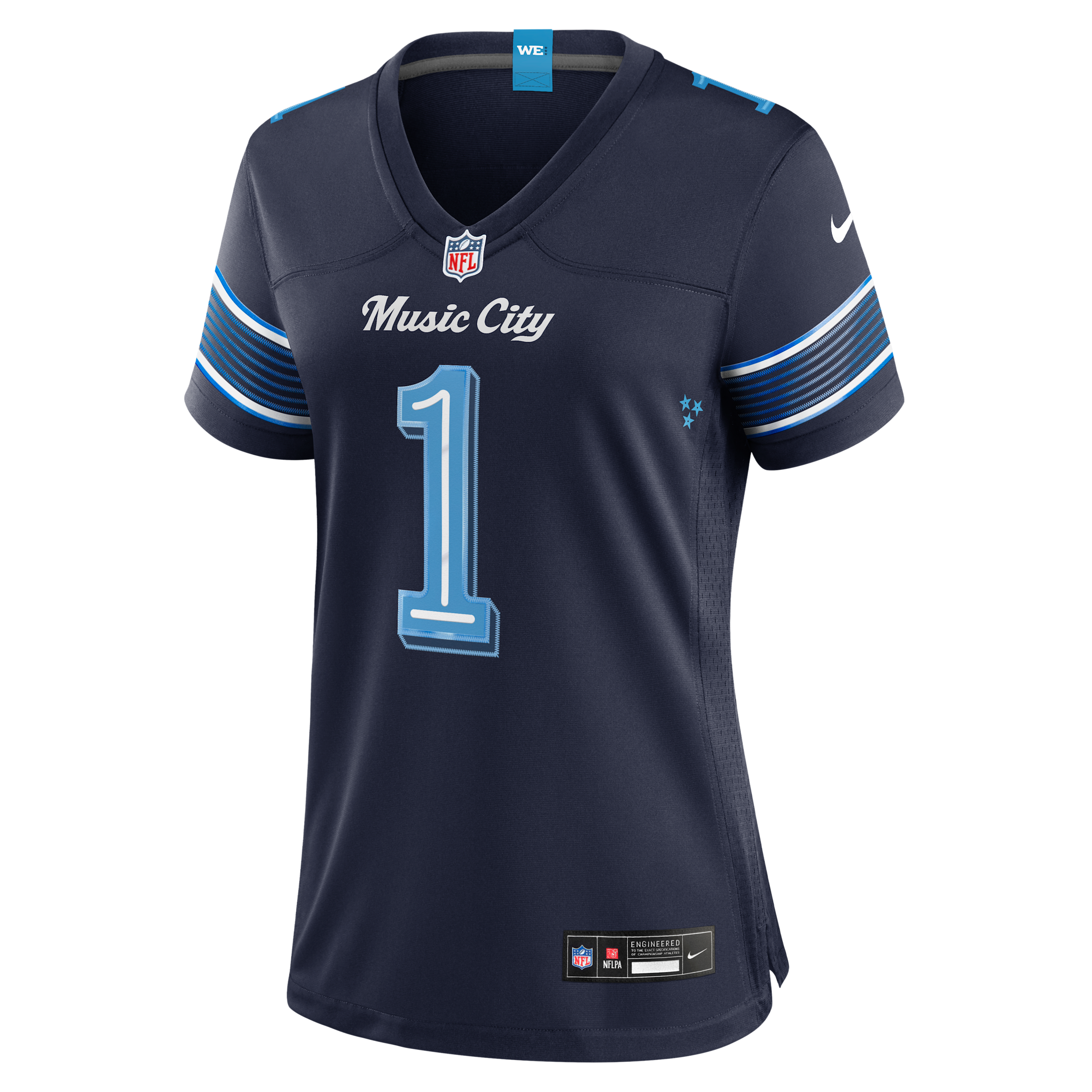 Cameron Ward Tennessee Titans Rivalries Collection Nike Women's NFL Game Jersey in Blue | 67NW0JFO9VF-013