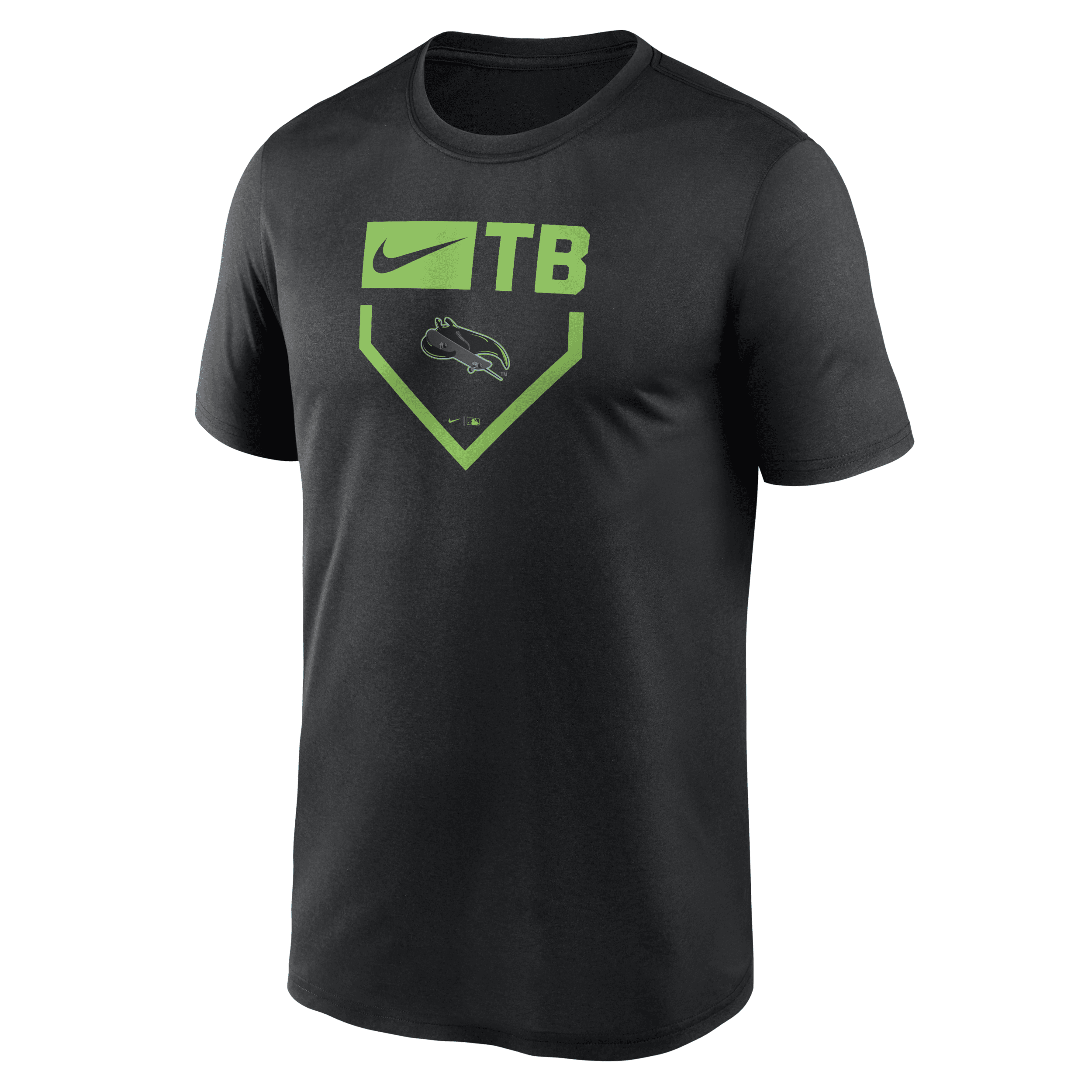 Nike Tampa Bay Rays City Connect Icon Legend  Men's Dri-fit Mlb T-shirt In Black