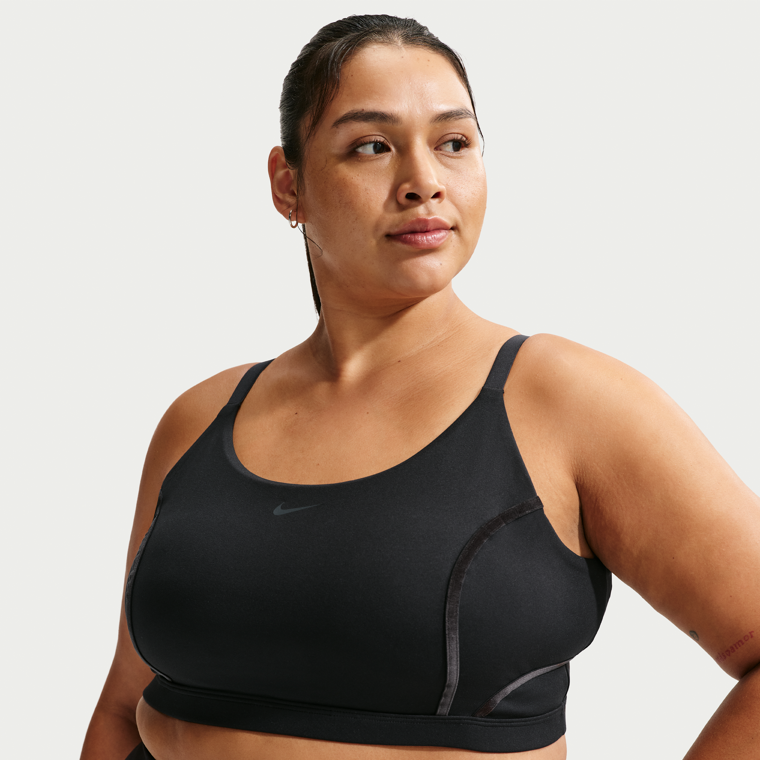 Nike Women's One Light-support Padded Sports Bra (plus Size) In Blue