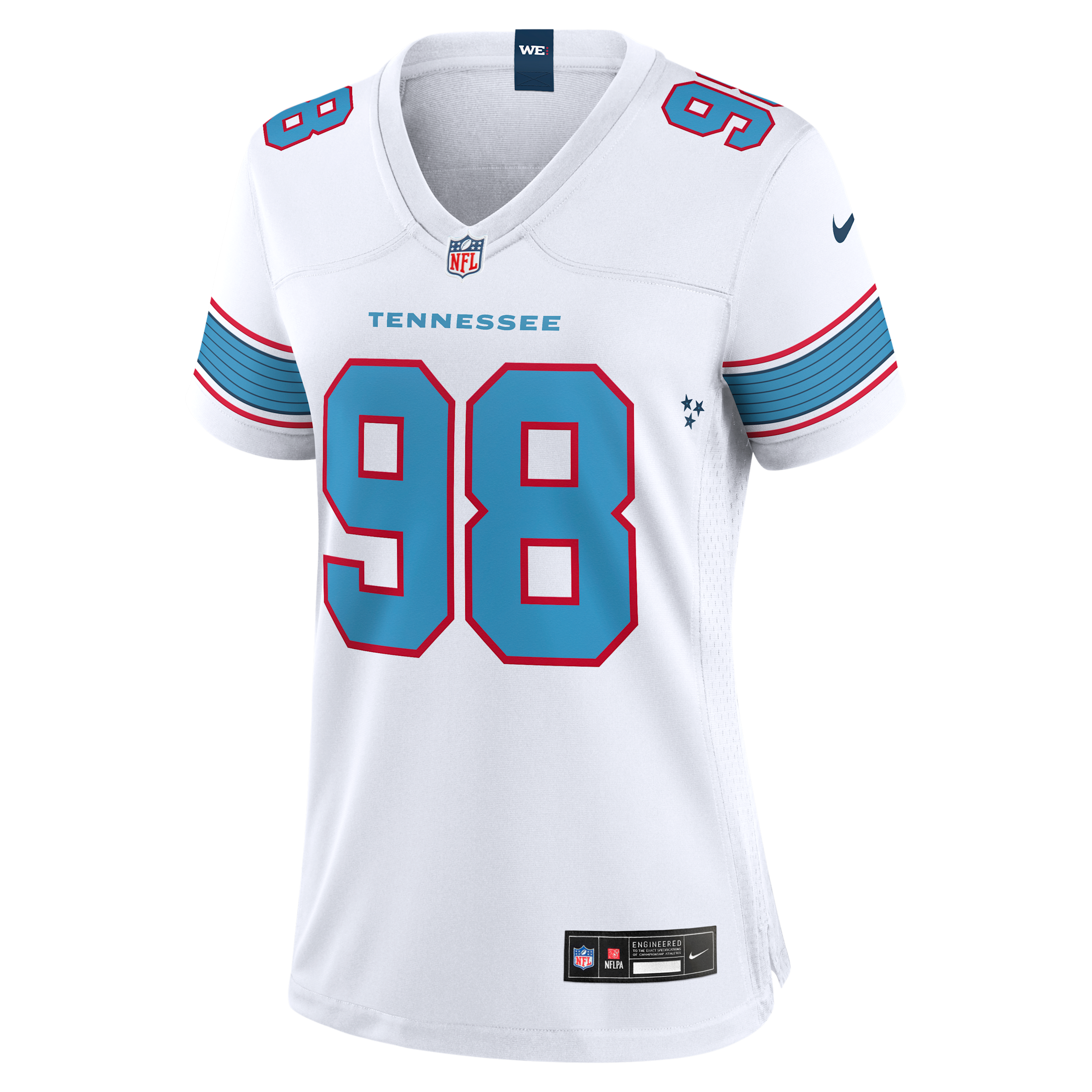 Jeffery Simmons Tennessee Titans Nike Women's NFL Game Jersey in White | 67NW0IUY9VF-4QK