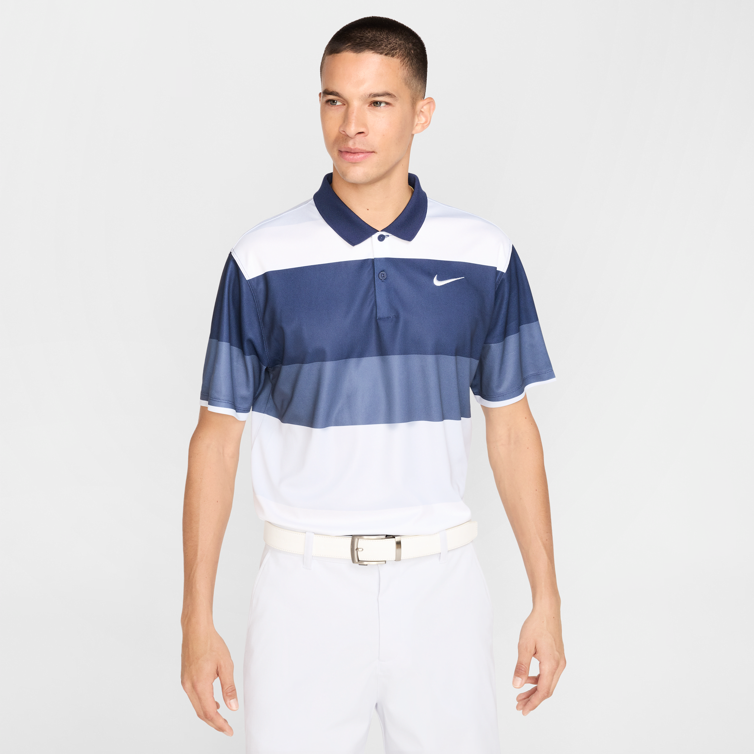Nike Men's Victory+ Dri-fit Golf Polo In Blue
